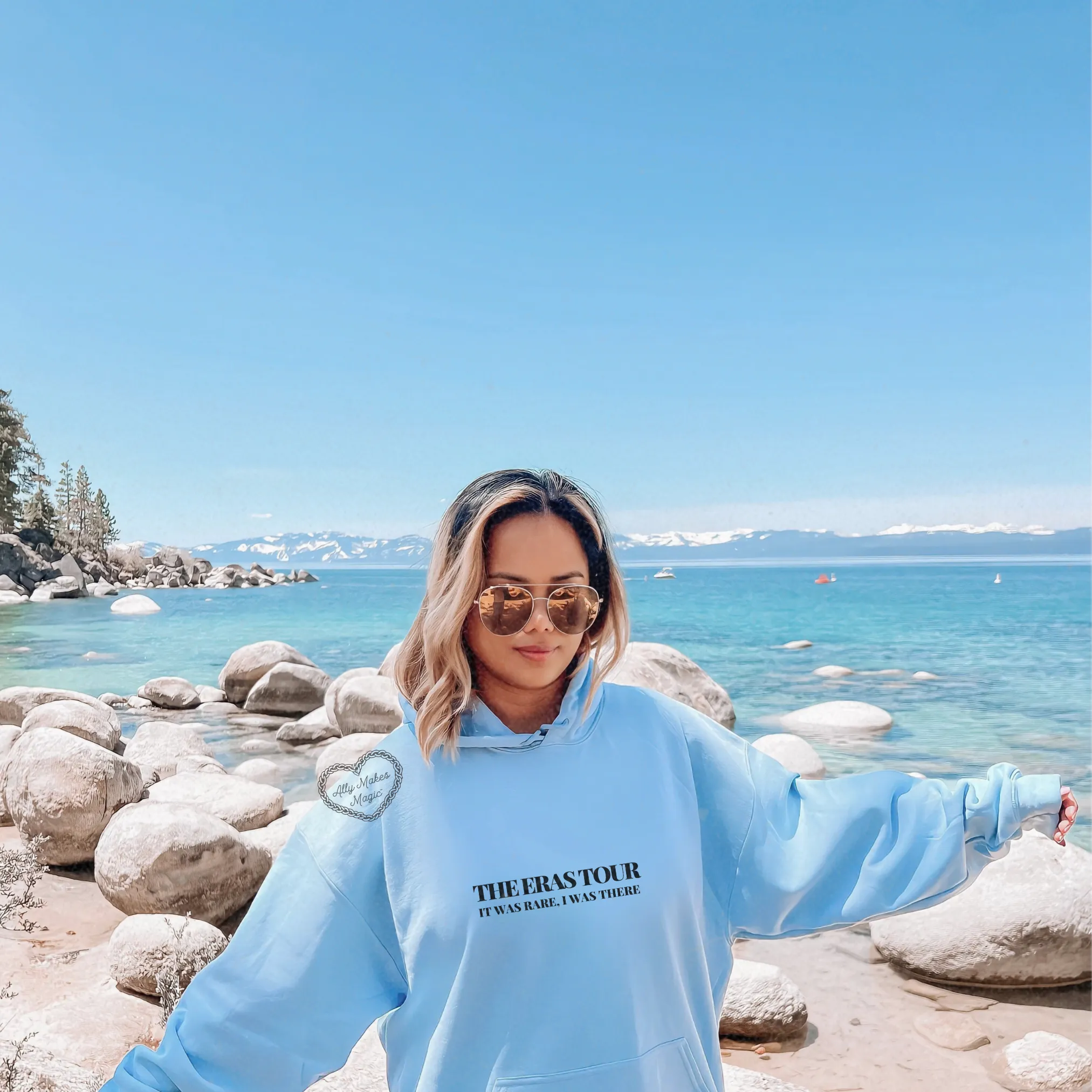 los angeles night 3 hoodie *custom* sold by Ally Makes Magic product image thumbnail 2