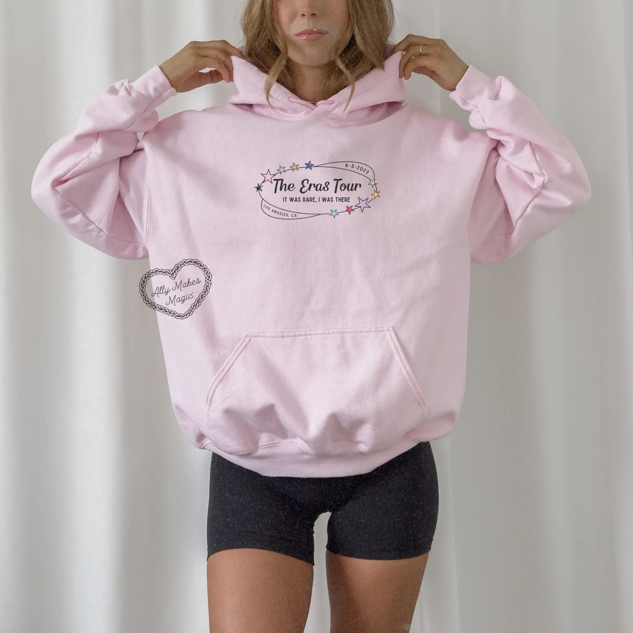 los angeles night 3 hoodie *custom* sold by Ally Makes Magic product image thumbnail 4