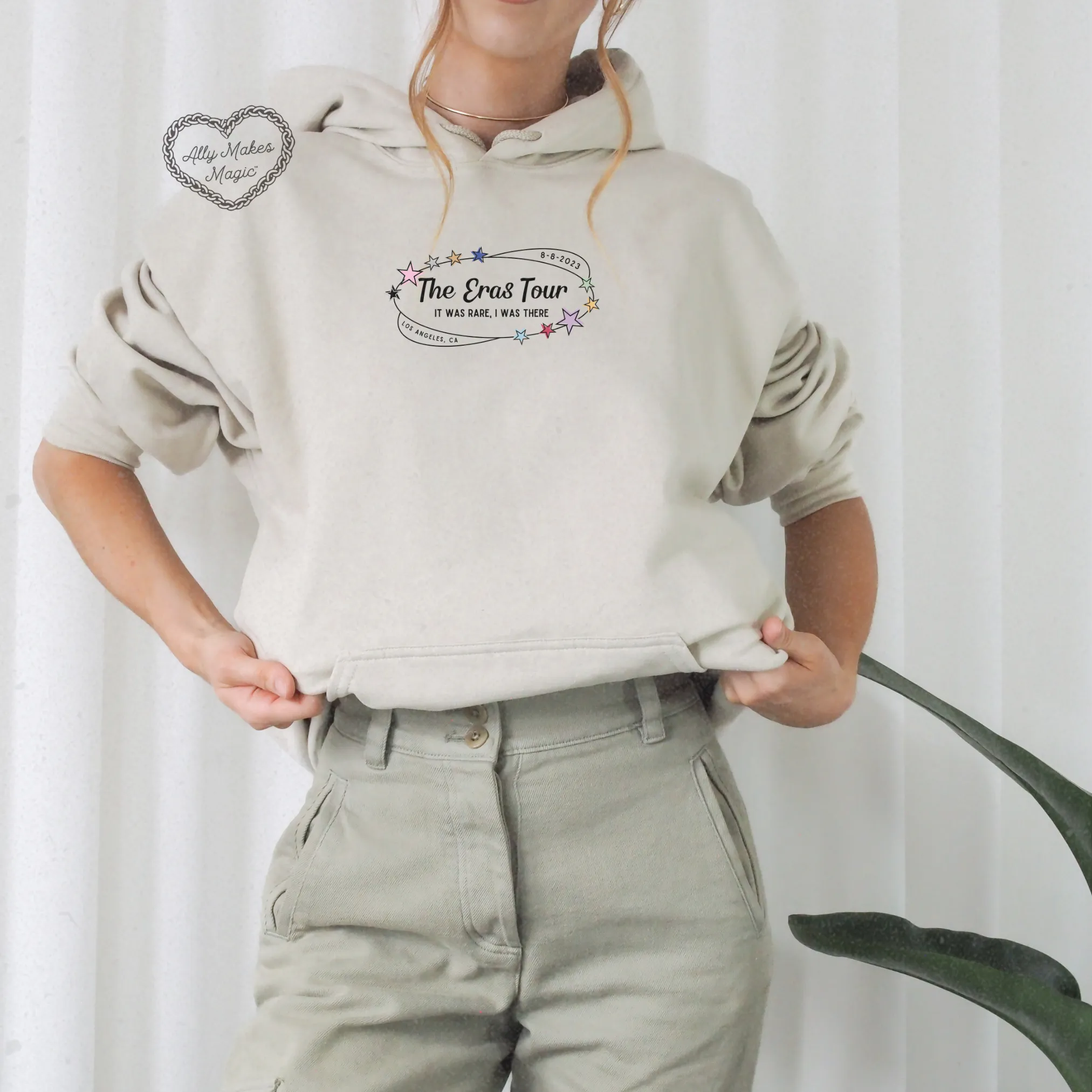 los angeles night 5 hoodie *custom* sold by Ally Makes Magic product image thumbnail 2