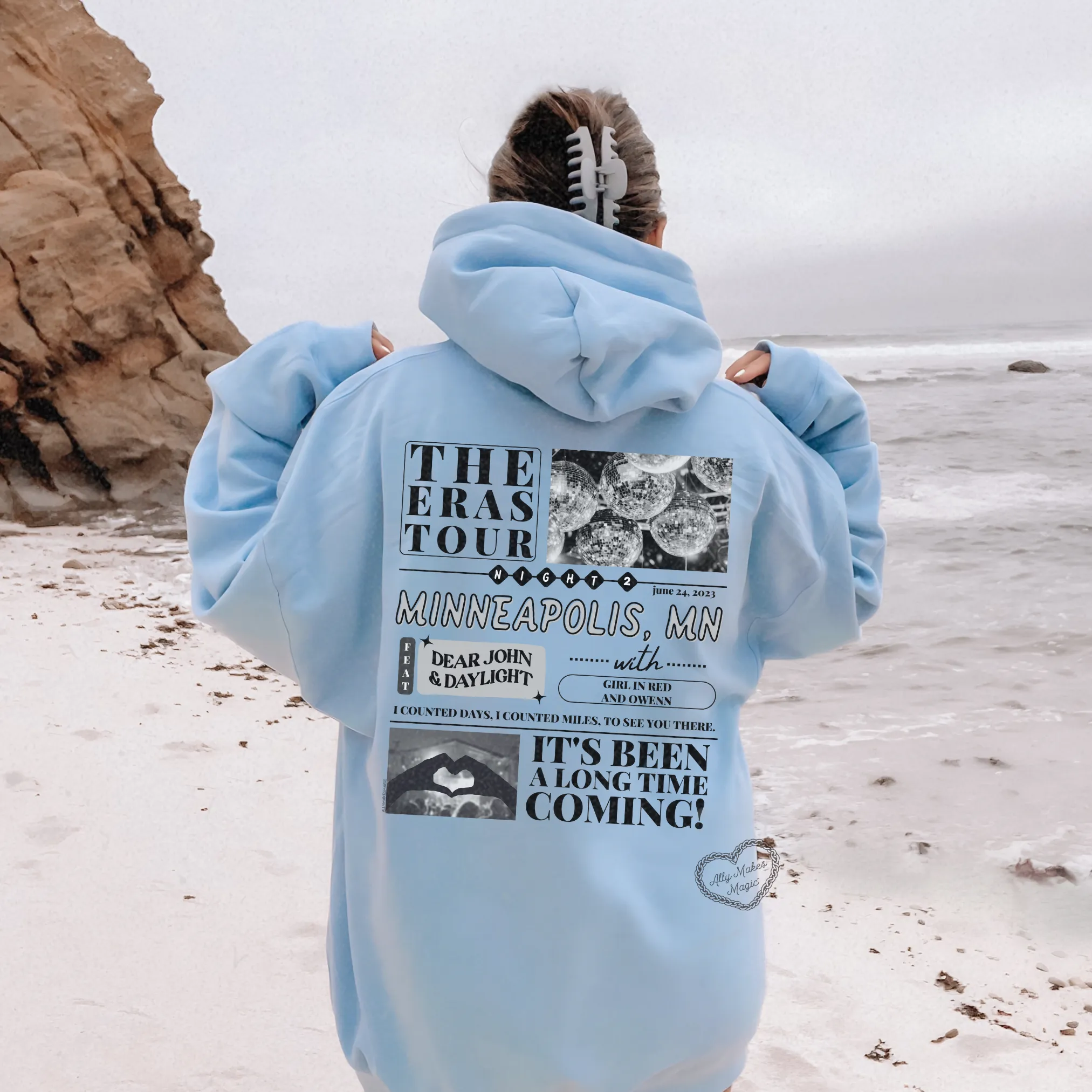 minneapolis night 2 hoodie *custom* sold by Ally Makes Magic product image thumbnail 3