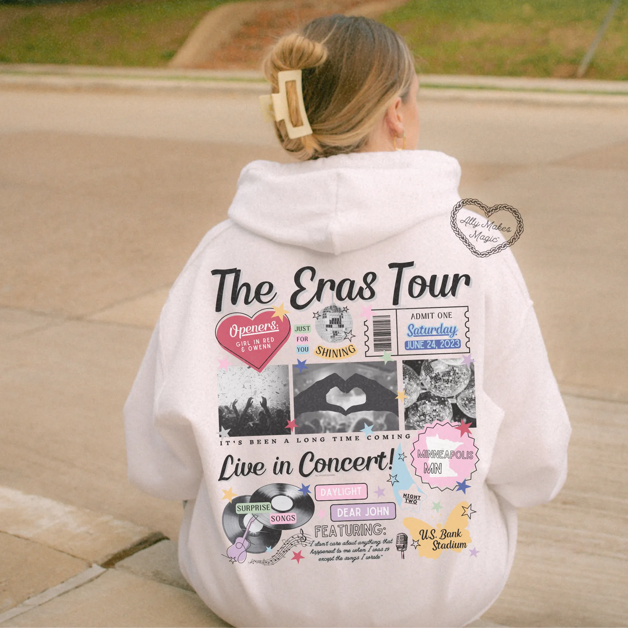 minneapolis night 2 hoodie *custom* sold by Ally Makes Magic