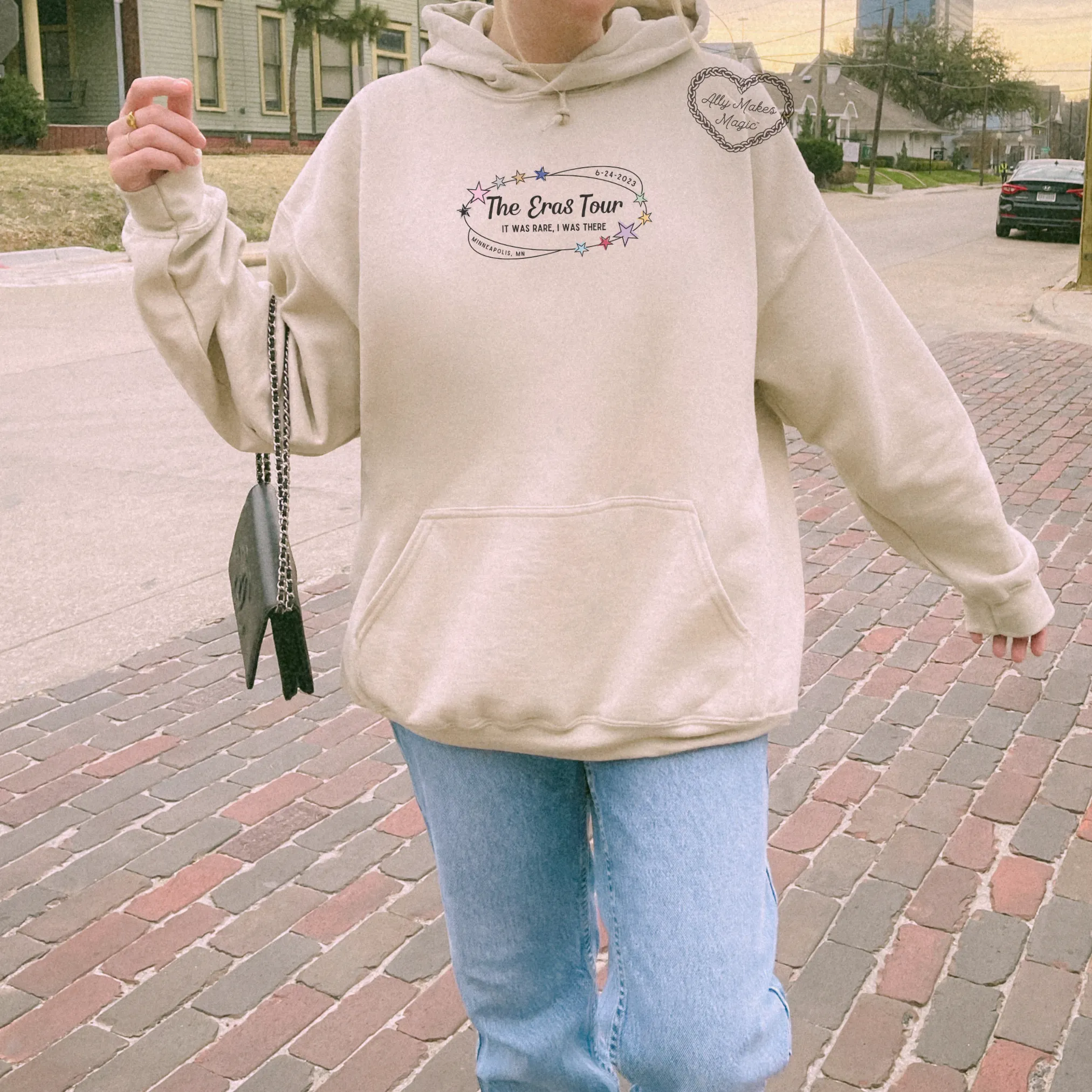 minneapolis night 2 hoodie *custom* sold by Ally Makes Magic product image thumbnail 2