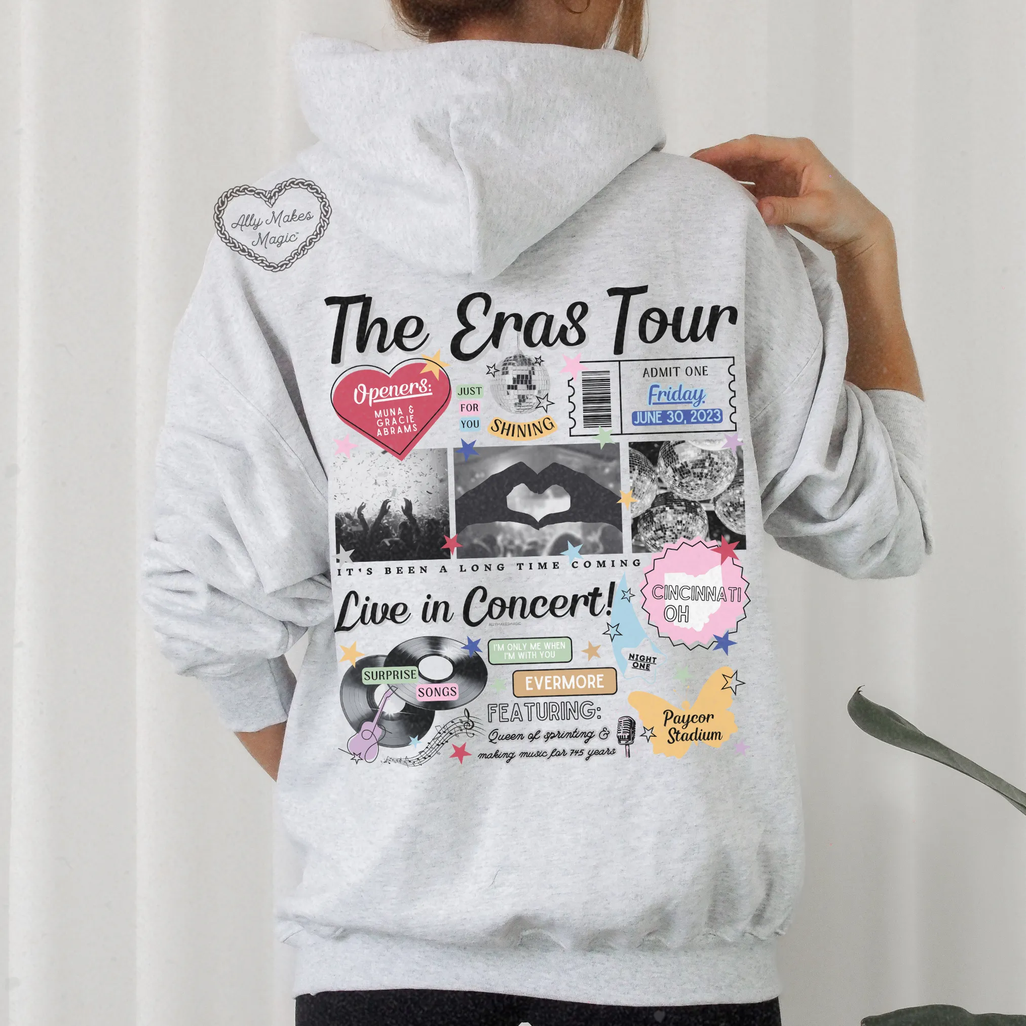 cincinnati night 1 hoodie *custom* sold by Ally Makes Magic