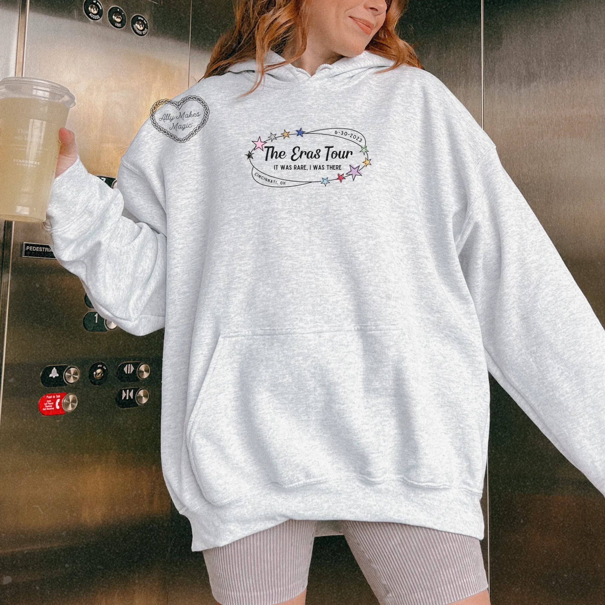 cincinnati night 1 hoodie *custom* sold by Ally Makes Magic product image thumbnail 2