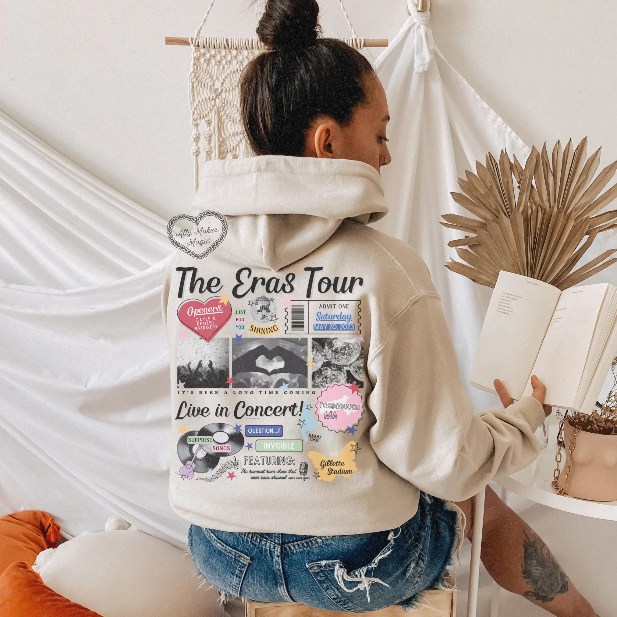 foxborough night 2 hoodie *custom* sold by Ally Makes Magic