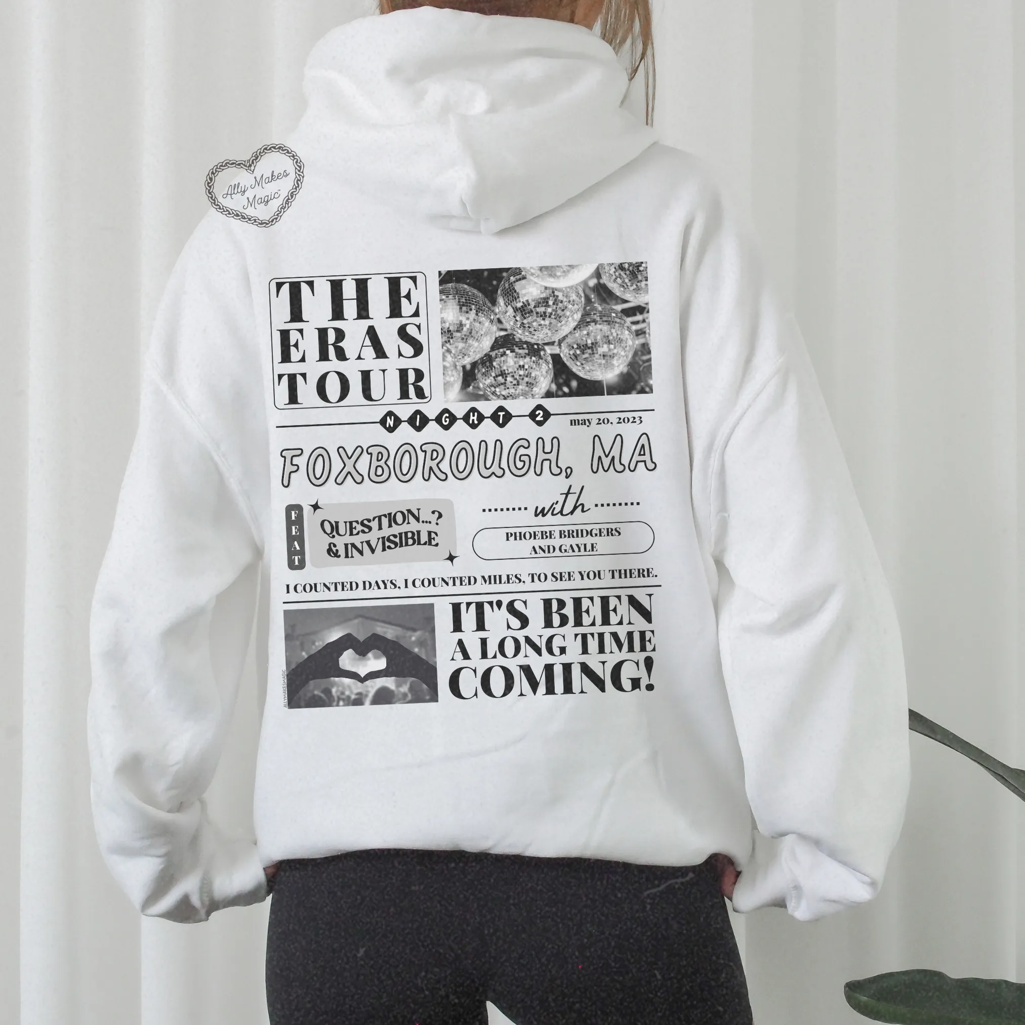 foxborough night 2 hoodie *custom* sold by Ally Makes Magic product image thumbnail 3