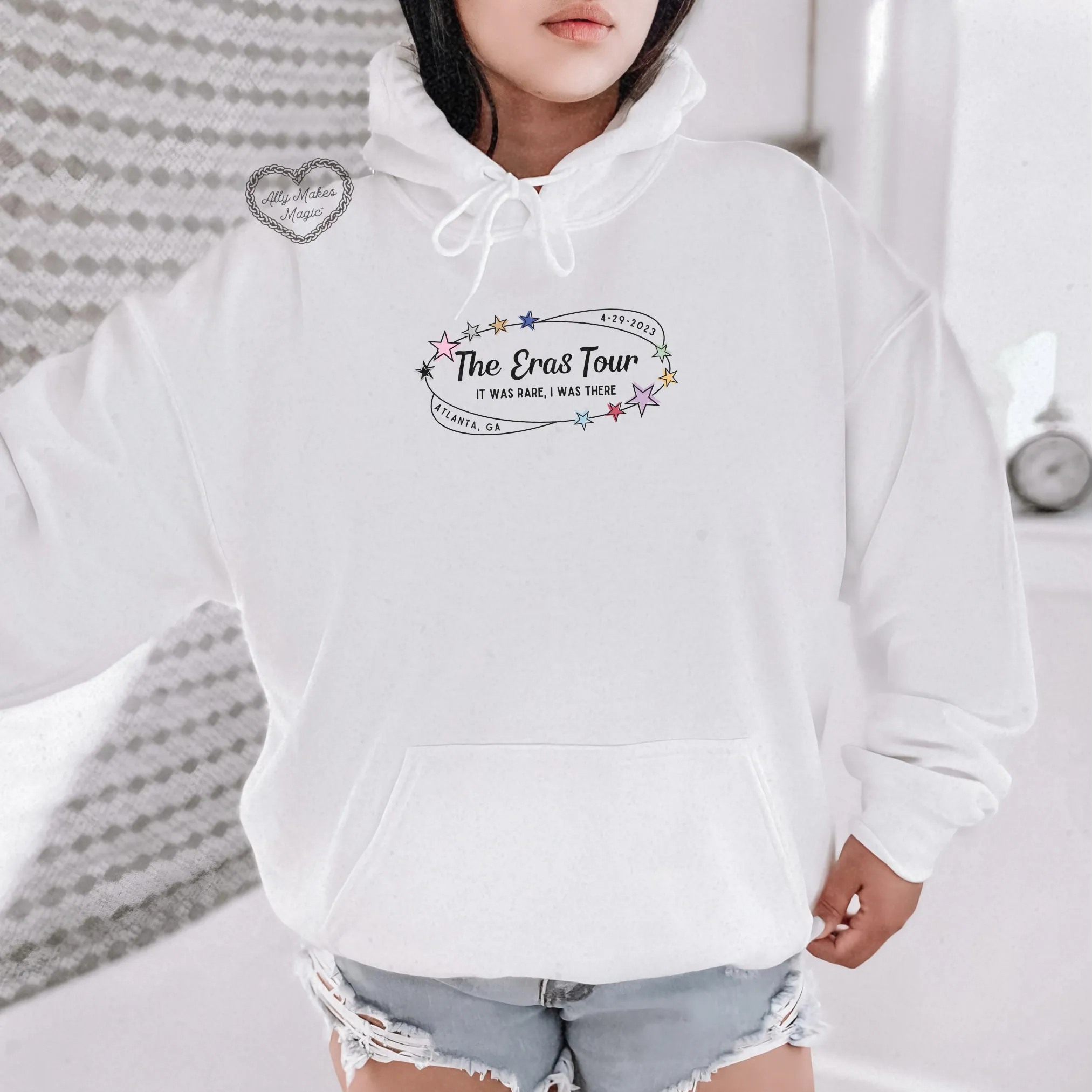 atlanta night 2 hoodie *custom* sold by Ally Makes Magic product image thumbnail 2