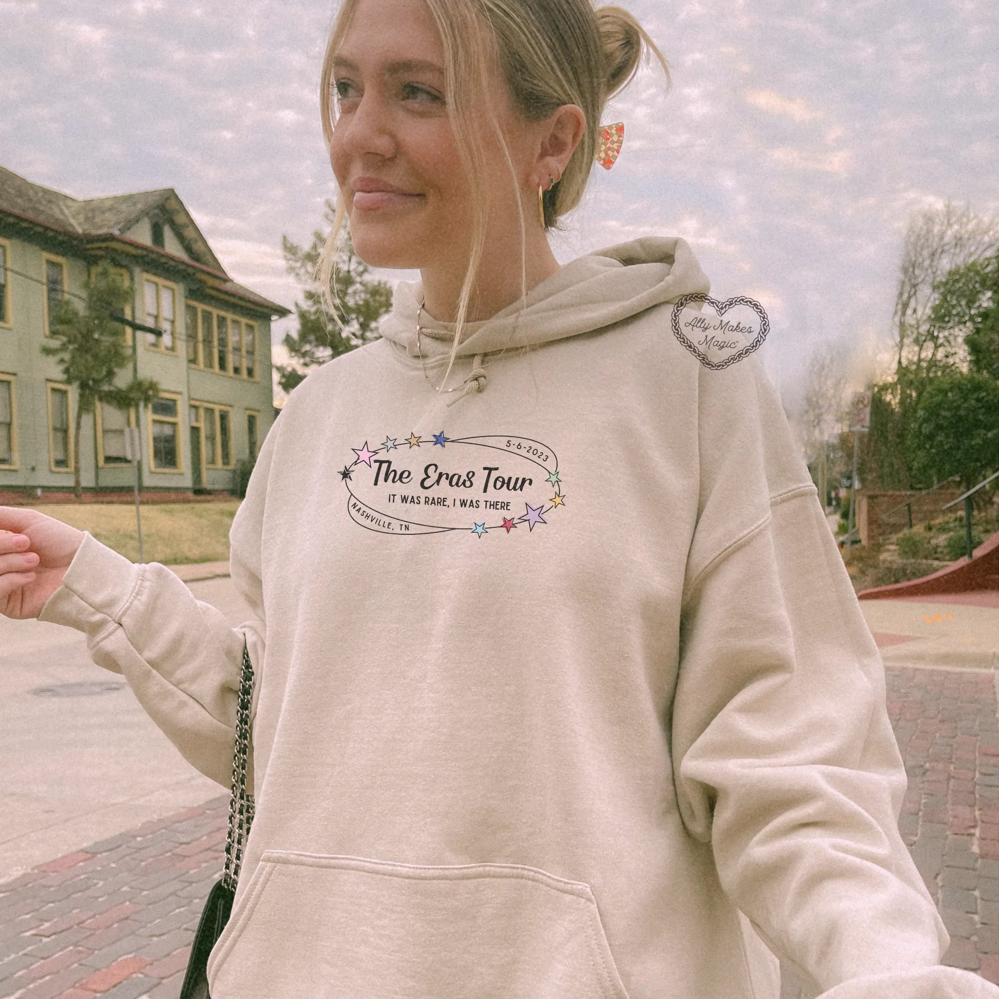 nashville night 2 hoodie *custom* sold by Ally Makes Magic product image thumbnail 2