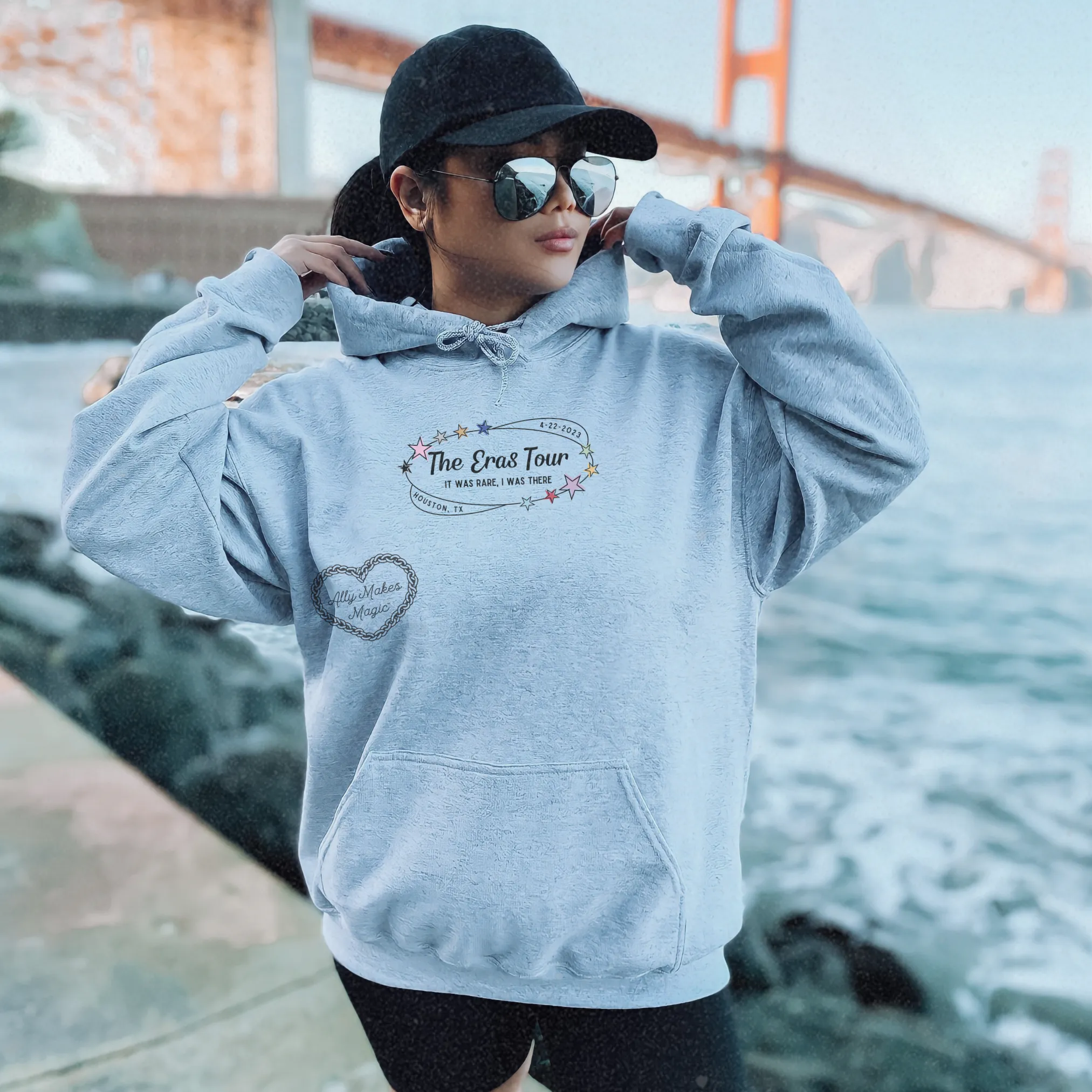 houston night 2 hoodie *custom* sold by Ally Makes Magic product image thumbnail 2