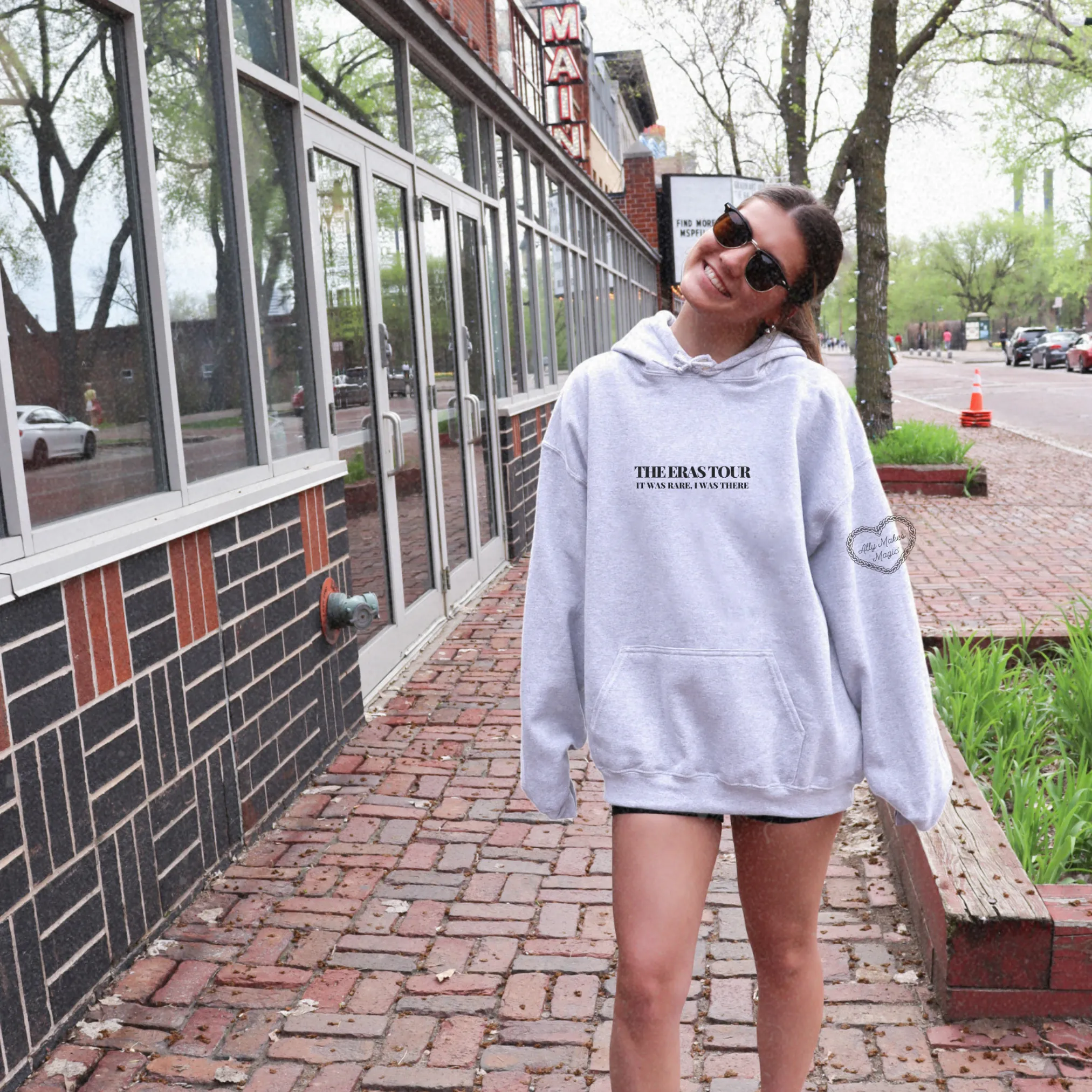 houston night 3 hoodie *custom* sold by Ally Makes Magic product image thumbnail 2