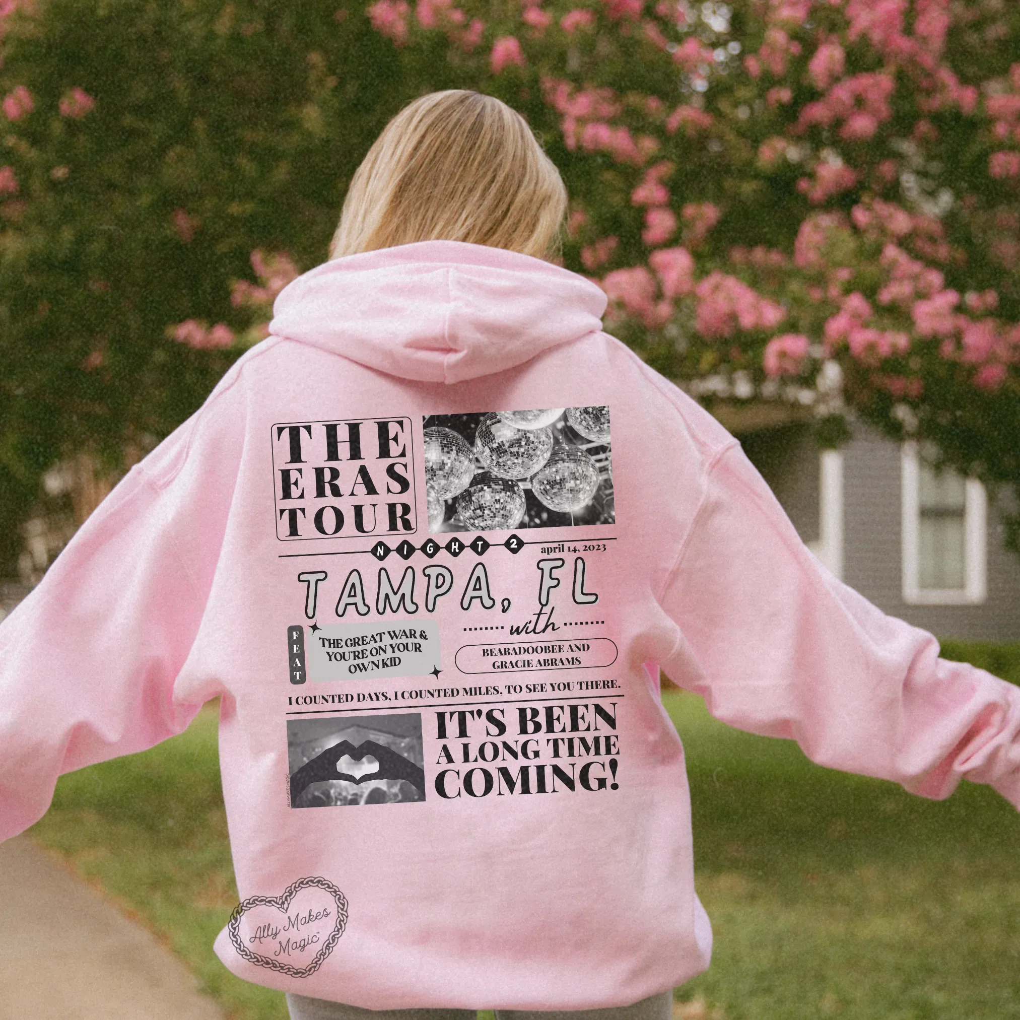 tampa night 2 hoodie *custom* sold by Ally Makes Magic