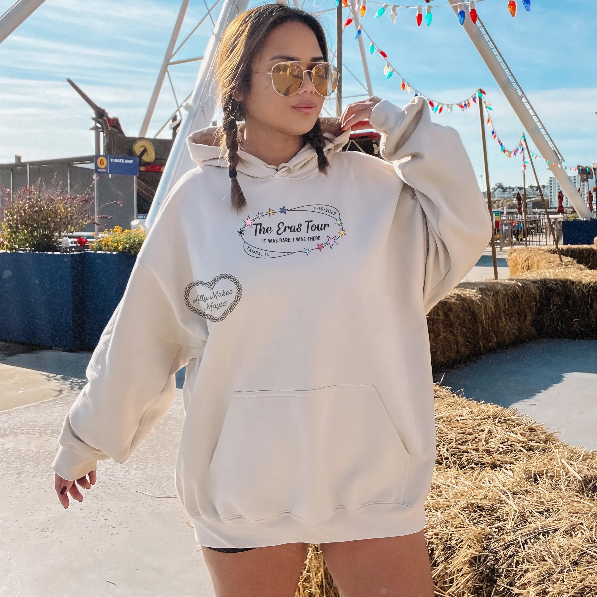 tampa night 3 hoodie *custom* sold by Ally Makes Magic product image thumbnail 2