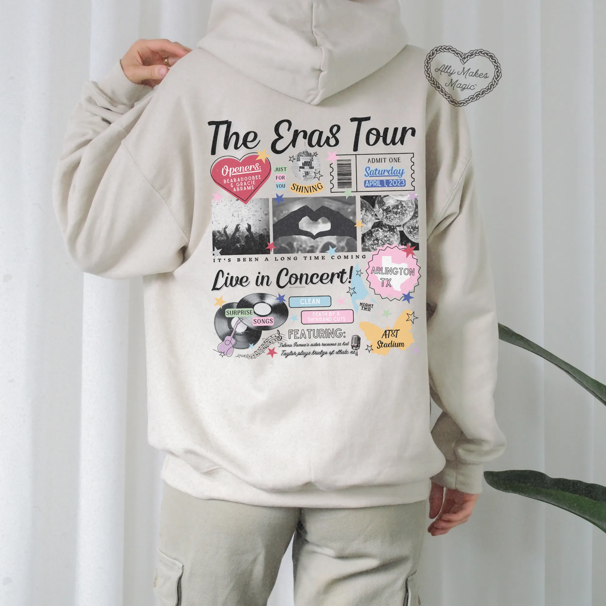 arlington night 2 hoodie *custom* sold by Ally Makes Magic product image thumbnail 3