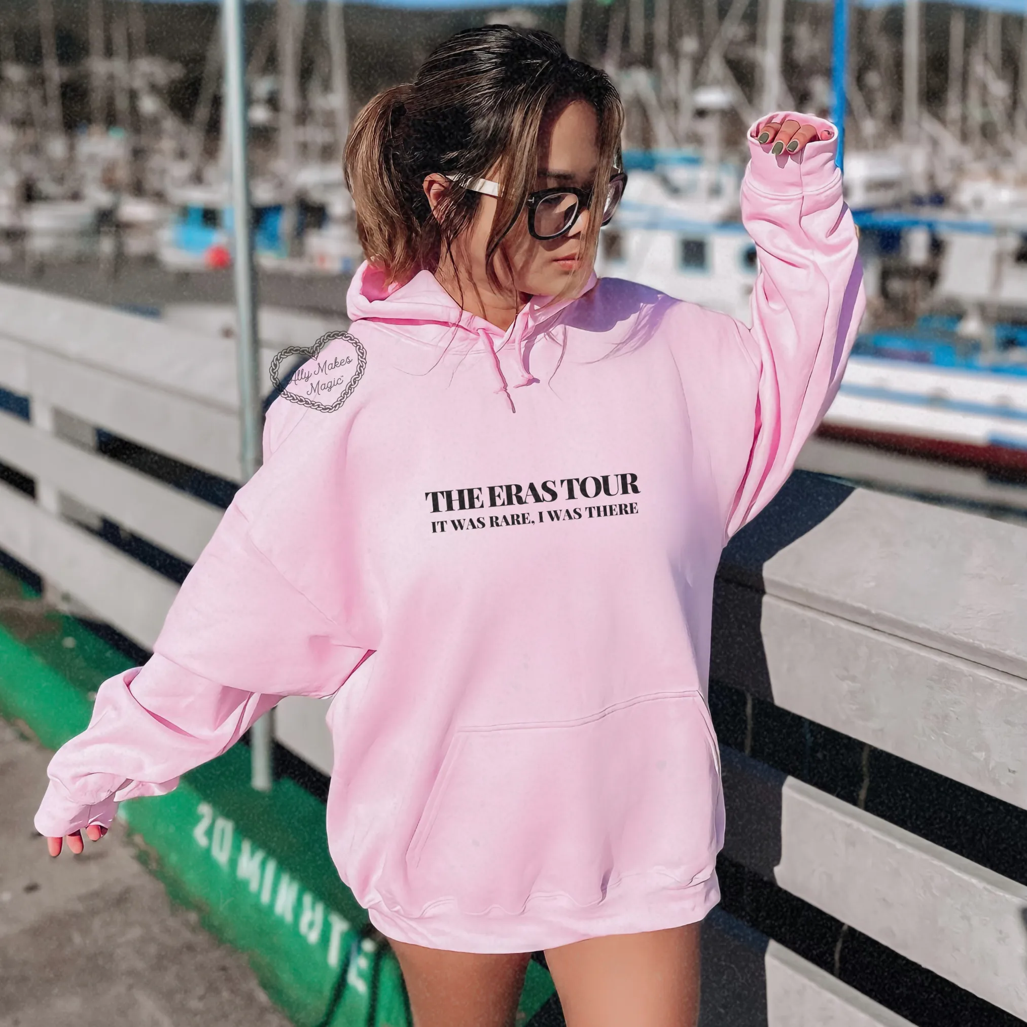 las vegas night 2 hoodie *custom* sold by Ally Makes Magic product image thumbnail 2