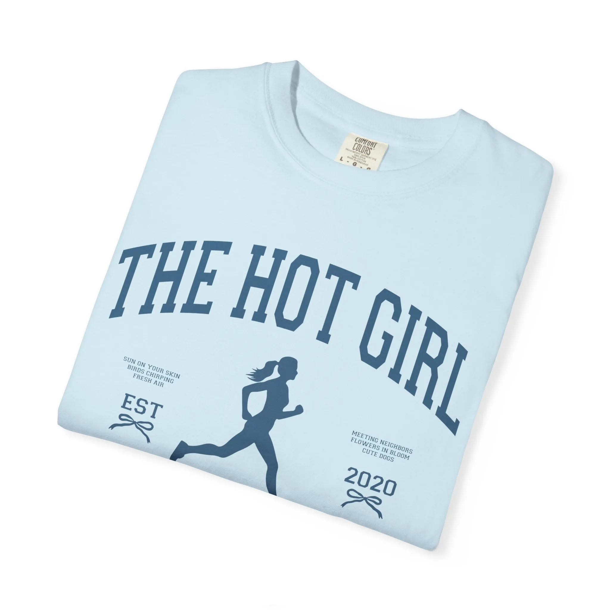 hot girl walk club tee sold by Ally Makes Magic product image thumbnail 3
