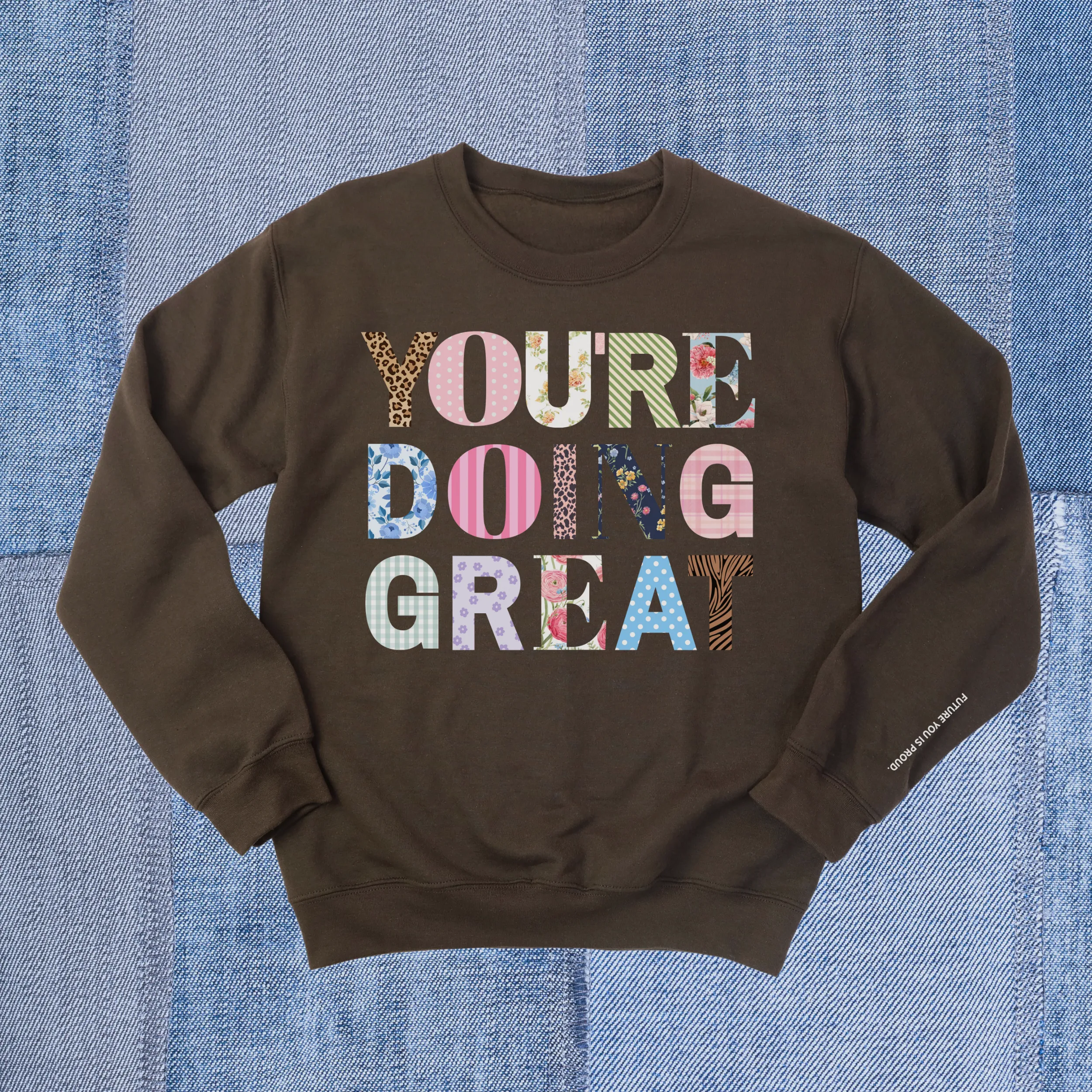 you're doing great sweater sold by Ally Makes Magic product image thumbnail 2