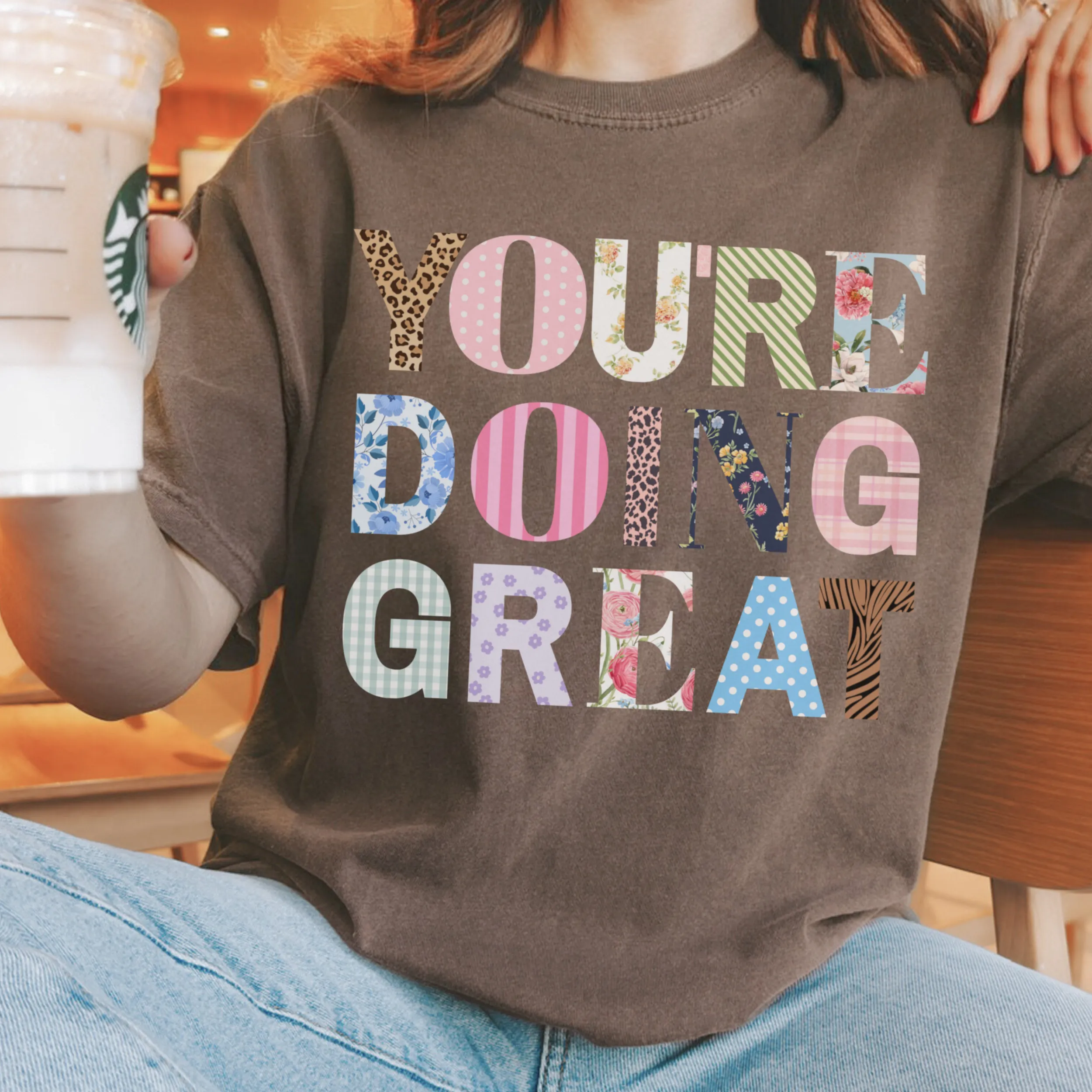 you're doing great tee sold by Ally Makes Magic product image thumbnail 2