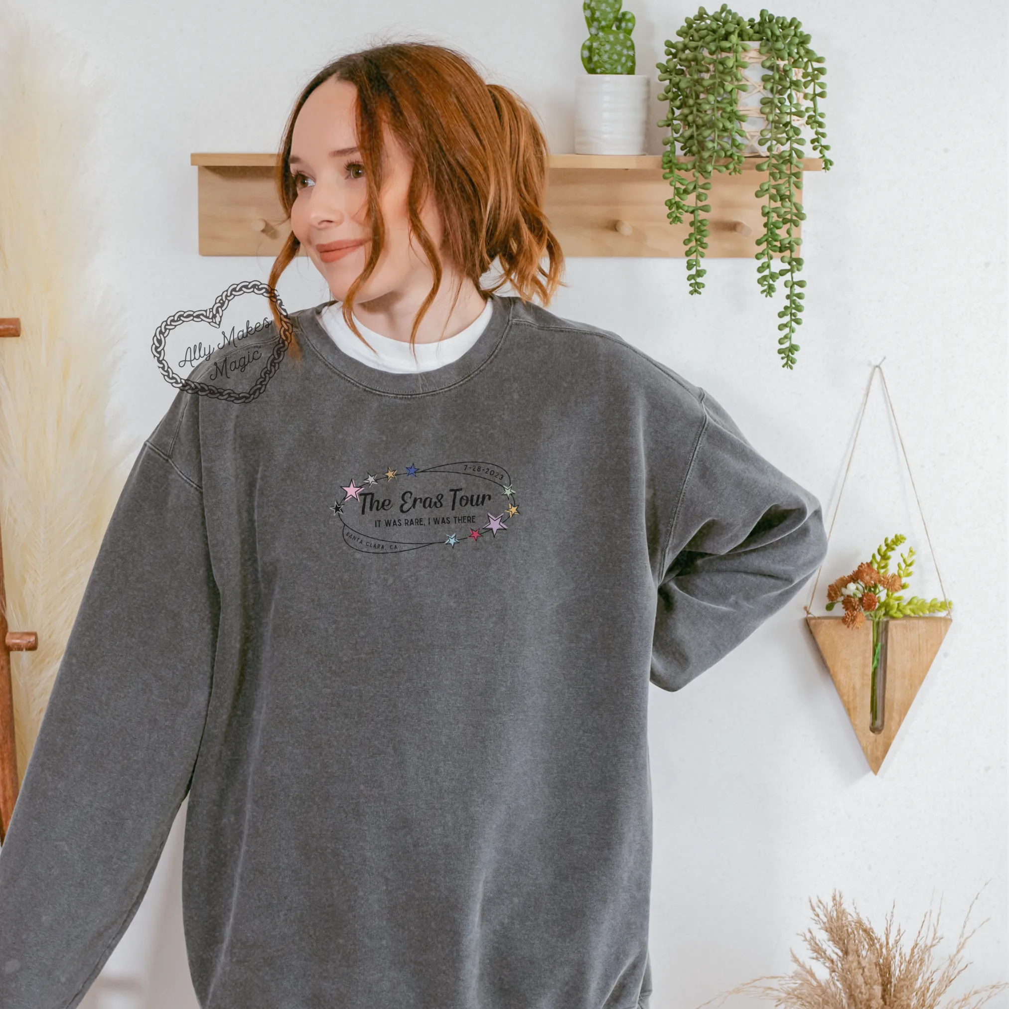 santa clara night 1 pullover | comfort colors *custom* sold by Ally Makes Magic product image thumbnail 2