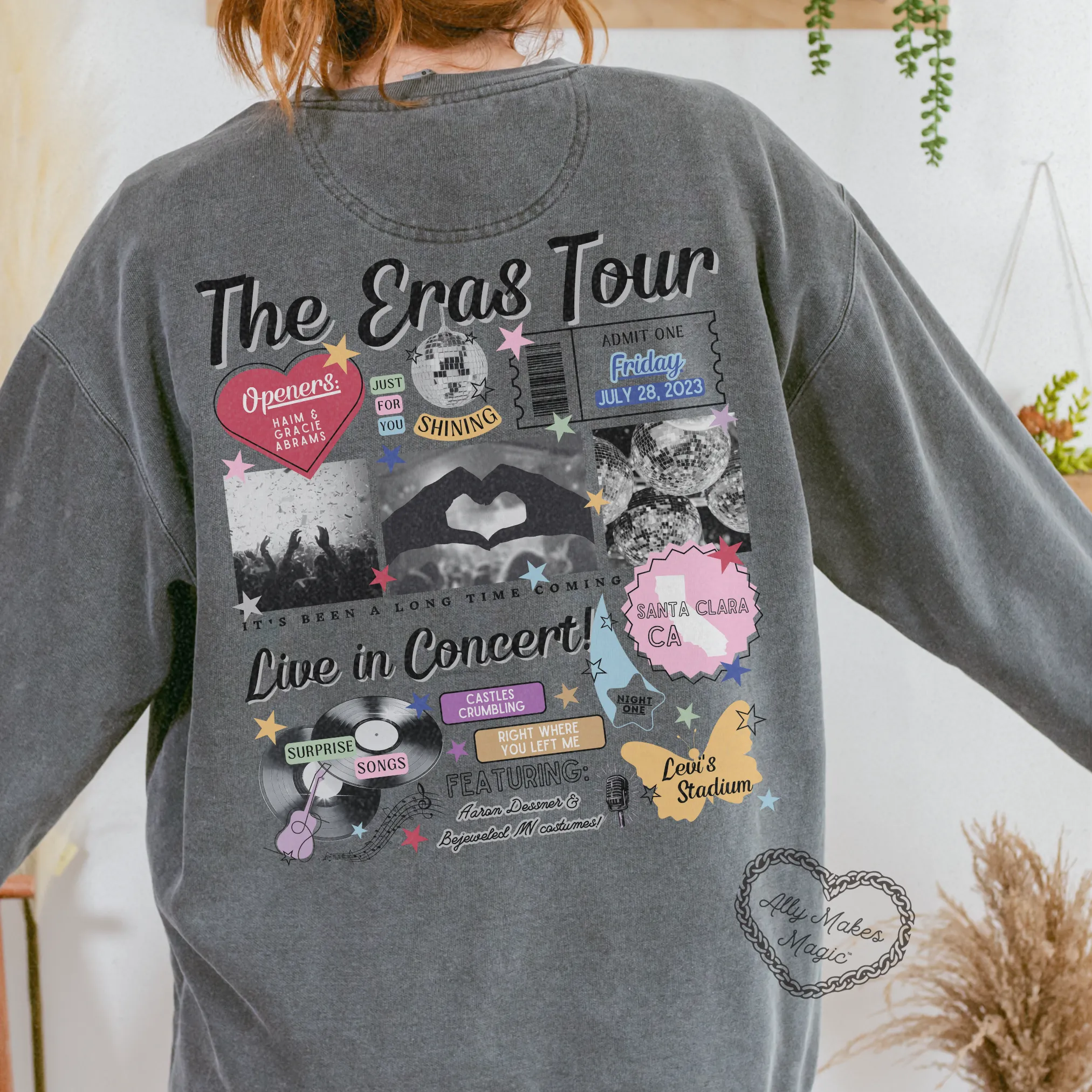 santa clara night 1 pullover | comfort colors *custom* sold by Ally Makes Magic