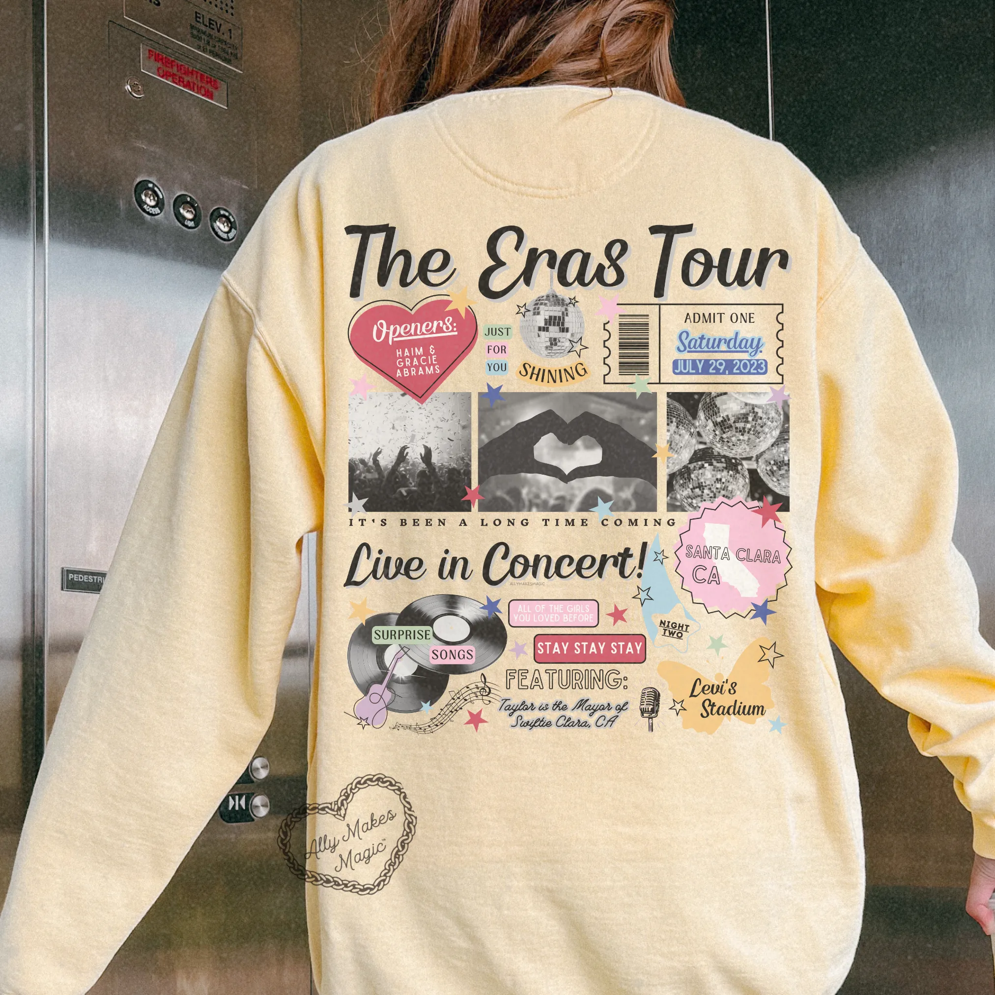 santa clara night 2 pullover | comfort colors *custom* sold by Ally Makes Magic