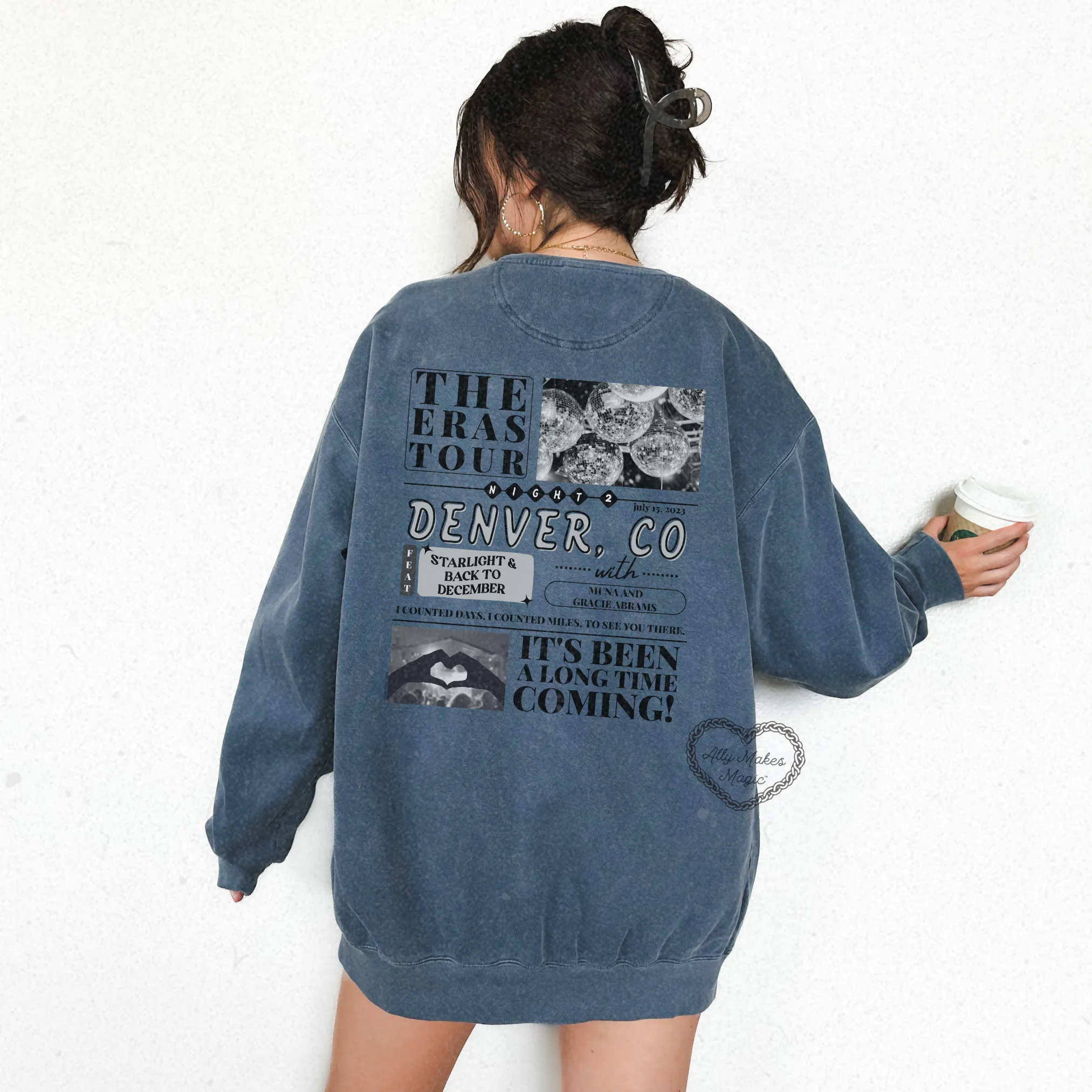 denver night 2 pullover | comfort colors *custom* sold by Ally Makes Magic product image thumbnail 3