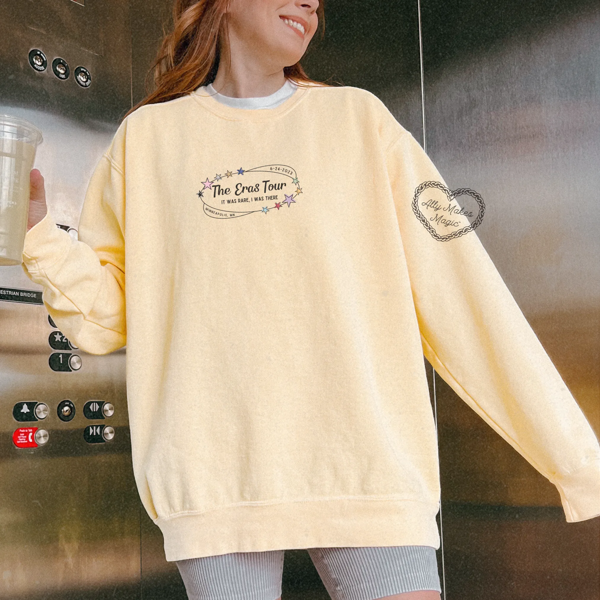 minneapolis night 2 pullover | comfort colors *custom* sold by Ally Makes Magic product image thumbnail 4