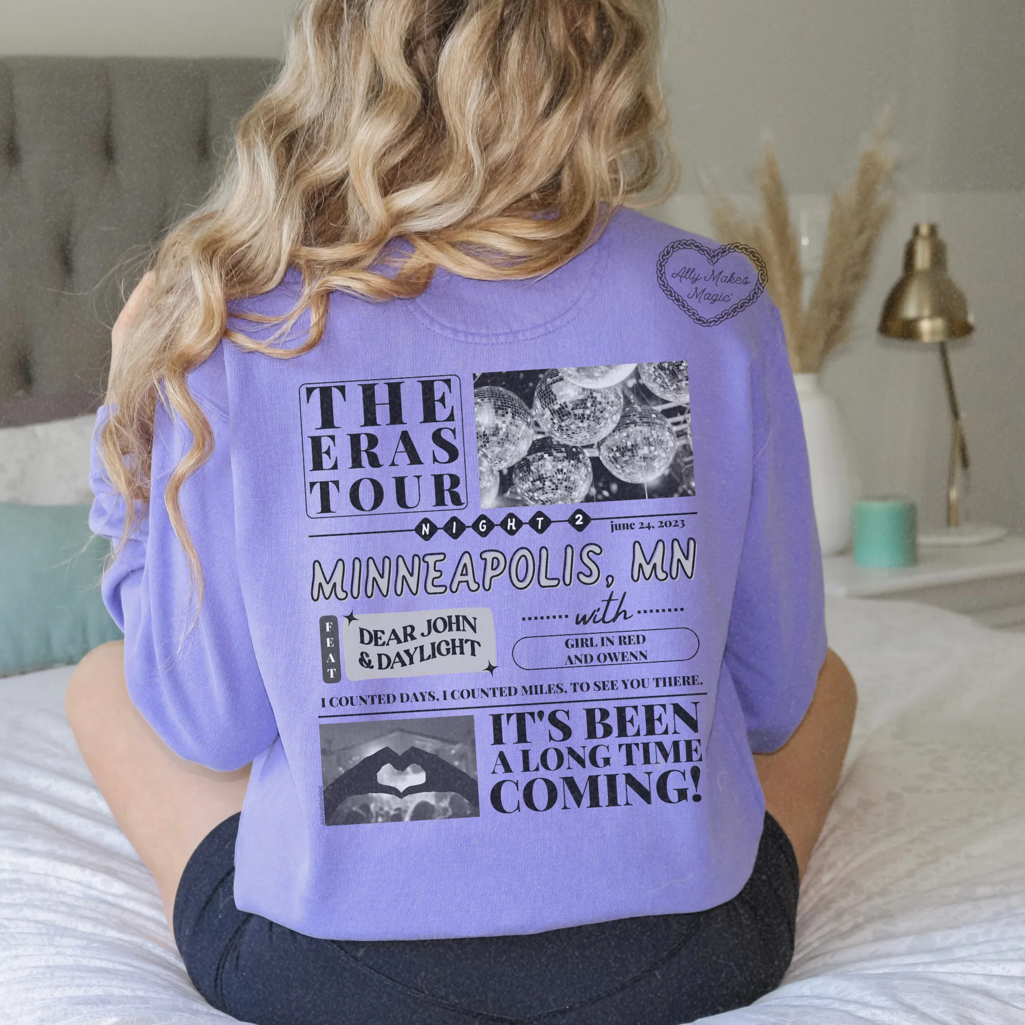 minneapolis night 2 pullover | comfort colors *custom* sold by Ally Makes Magic