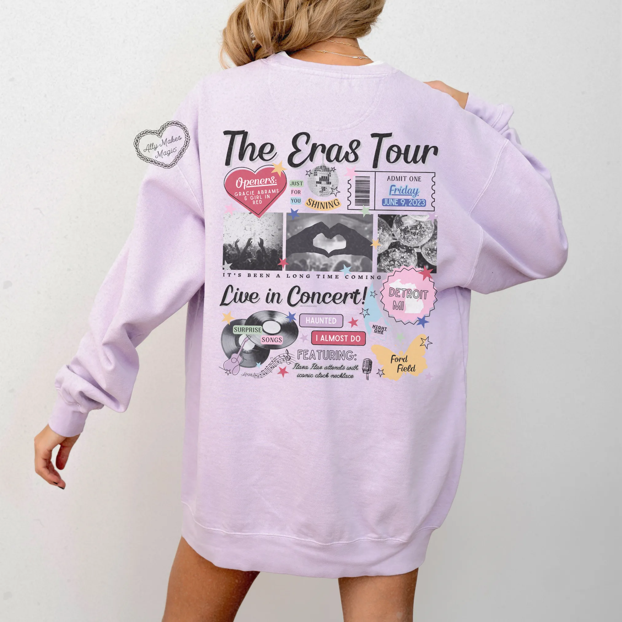 detroit night 1 pullover | comfort colors *custom* sold by Ally Makes Magic