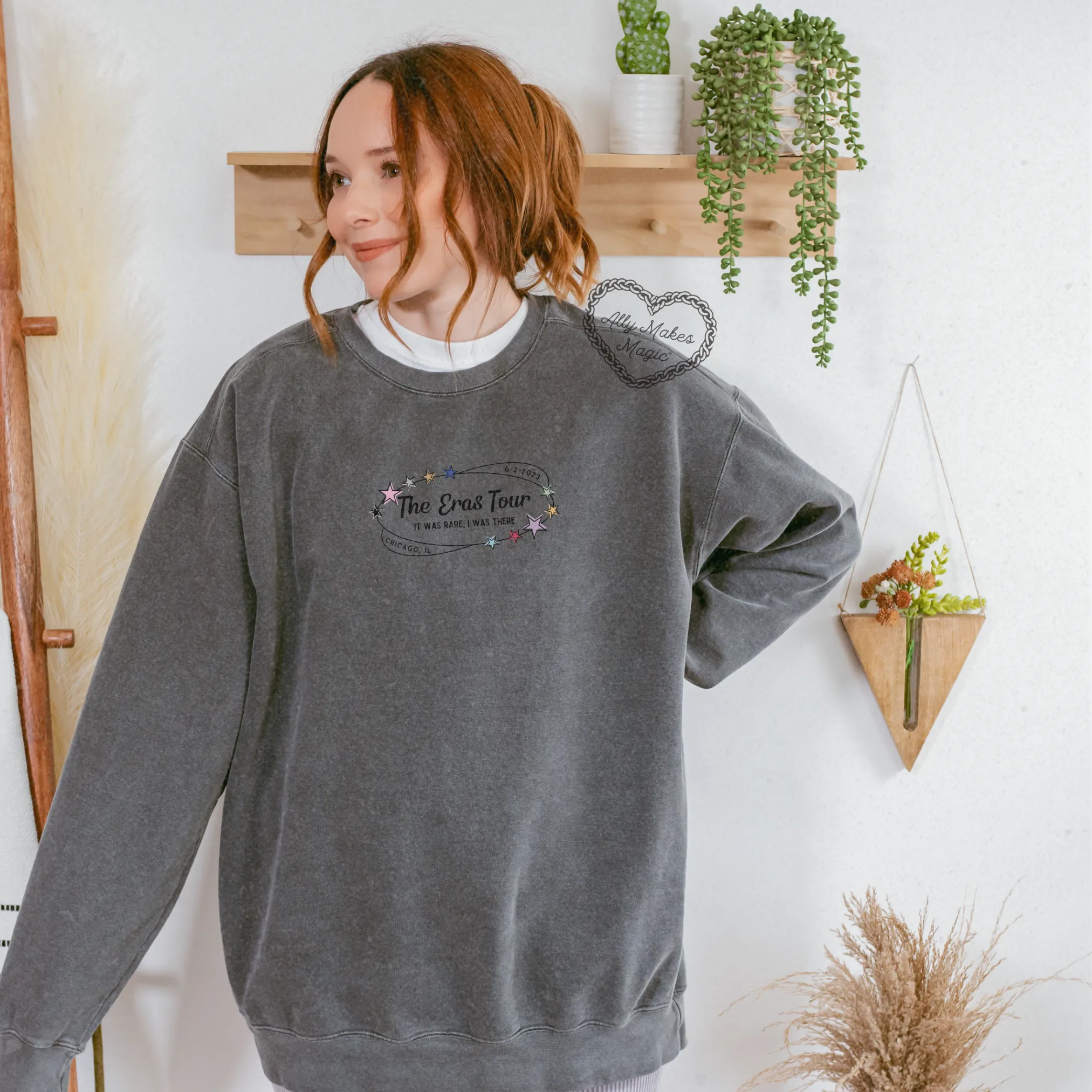 chicago night 1 pullover | comfort colors *custom* sold by Ally Makes Magic product image thumbnail 2