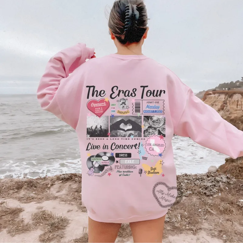 los angeles night 4 sweater | gildan *custom* sold by Ally Makes Magic
