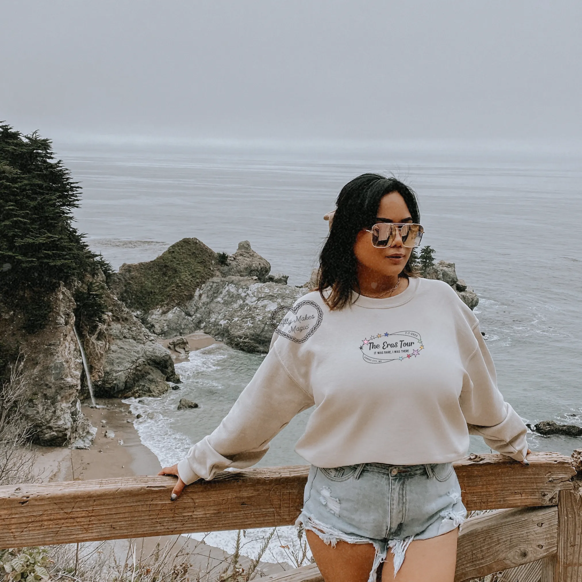 kansas city night 1 sweater | gildan *custom* sold by Ally Makes Magic product image thumbnail 2