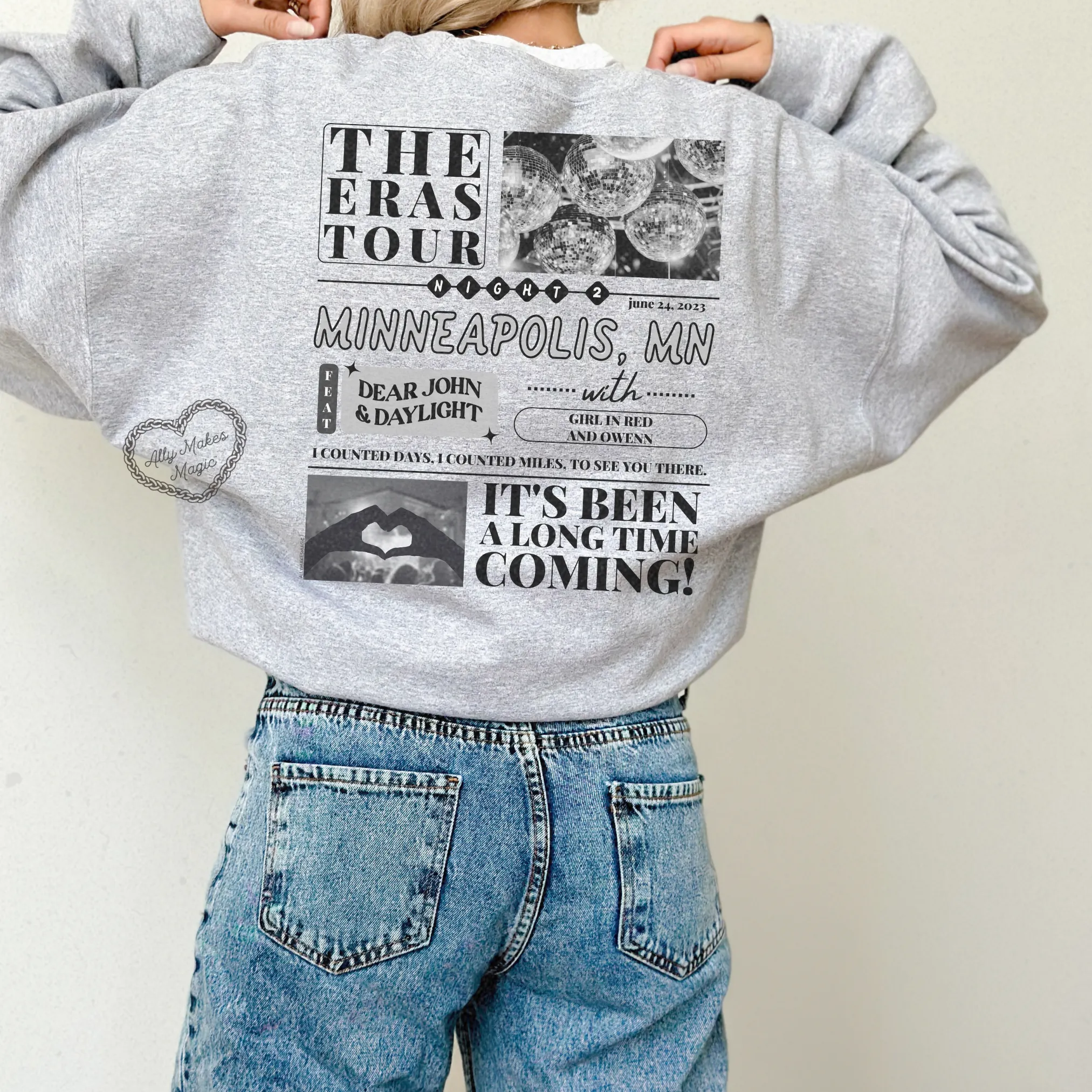 minneapolis night 2 sweater | gildan *custom* sold by Ally Makes Magic product image thumbnail 3