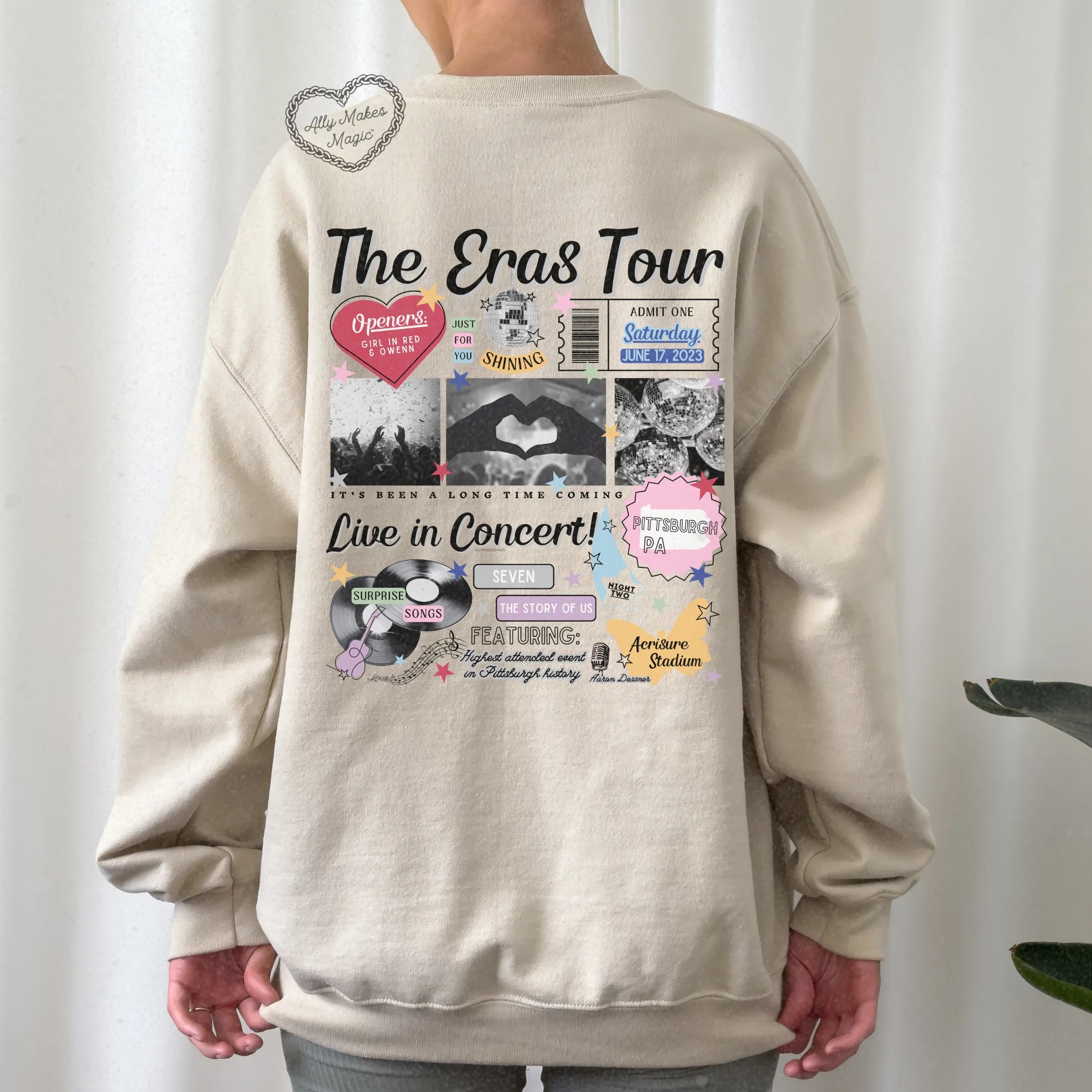 pittsburgh night 2 sweater | gildan *custom* sold by Ally Makes Magic product image thumbnail 3