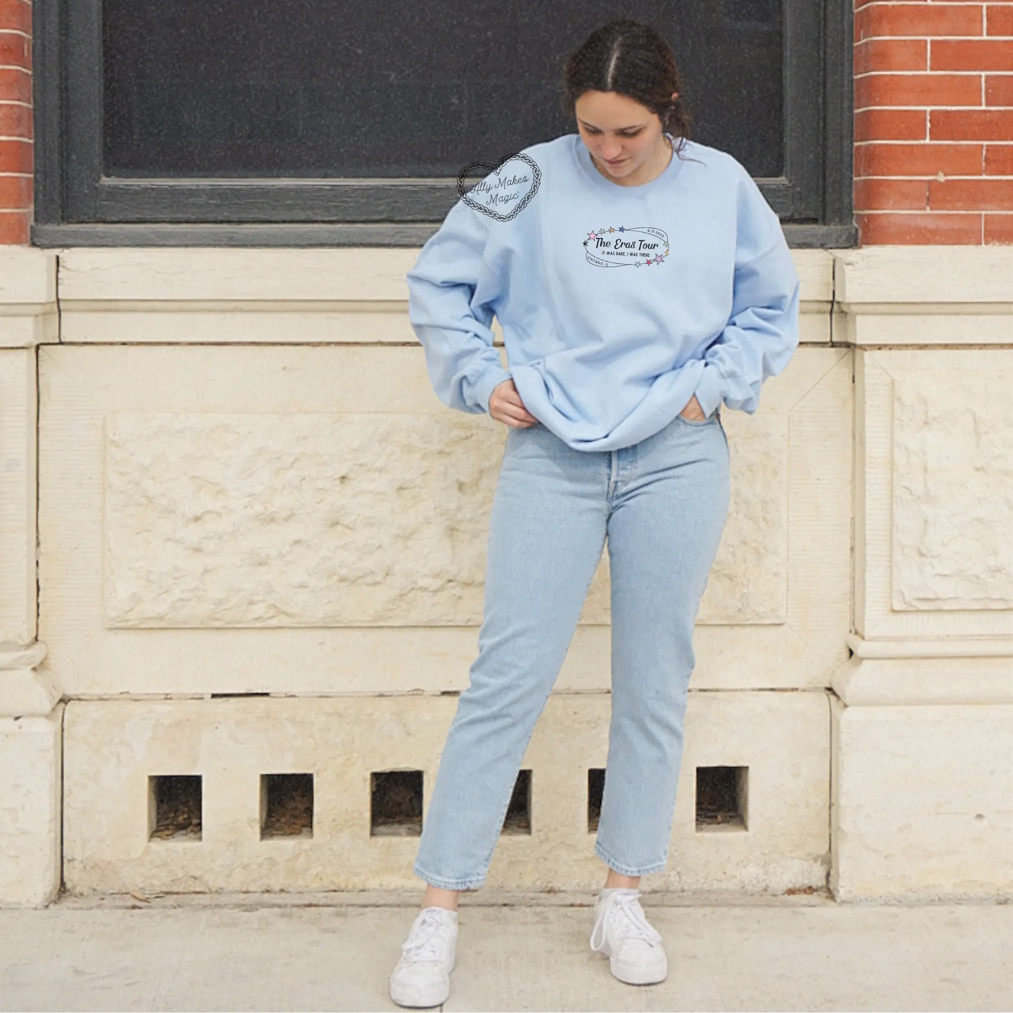 chicago night 2 sweater | gildan *custom* sold by Ally Makes Magic product image thumbnail 2