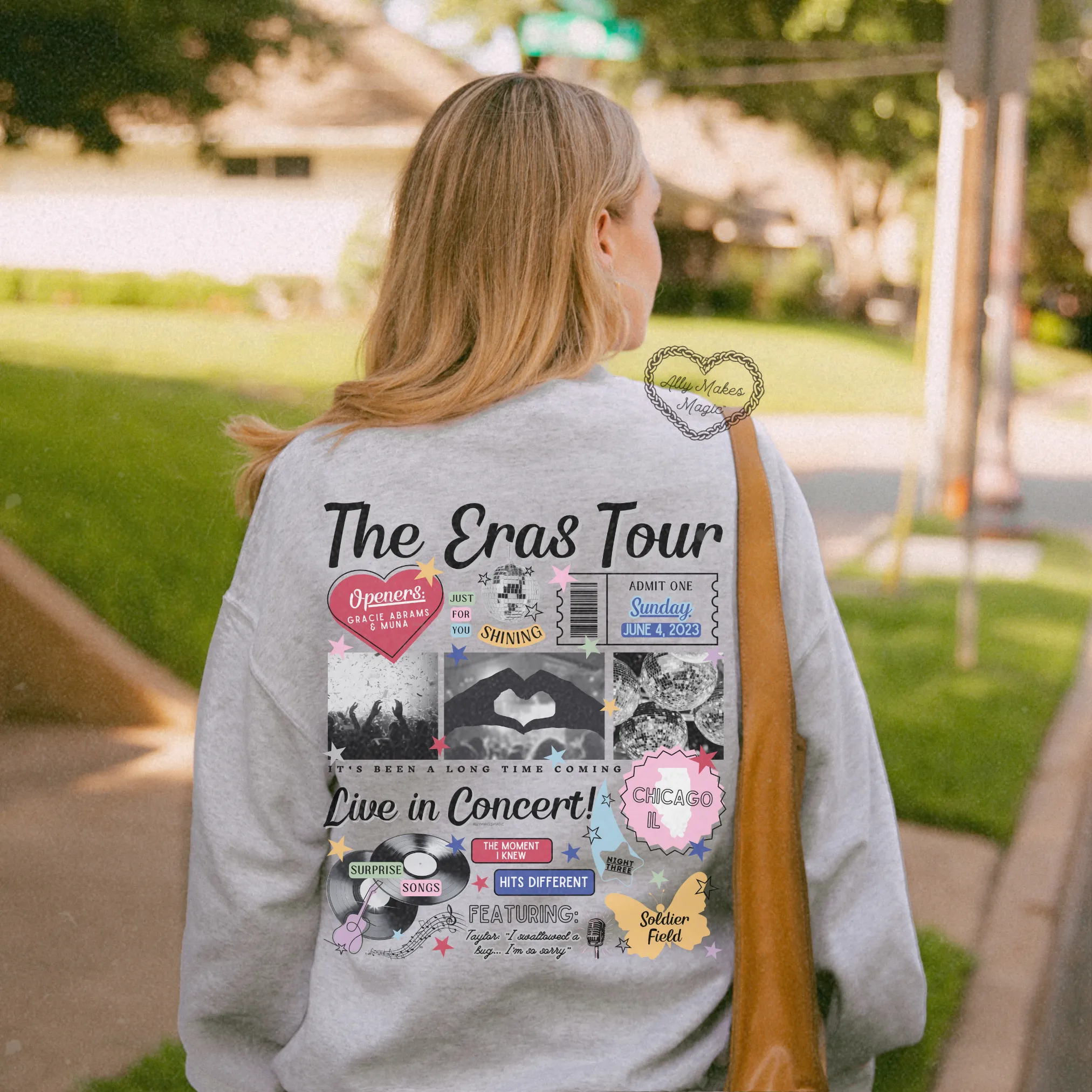 chicago night 3 sweater | gildan *custom* sold by Ally Makes Magic product image thumbnail 4