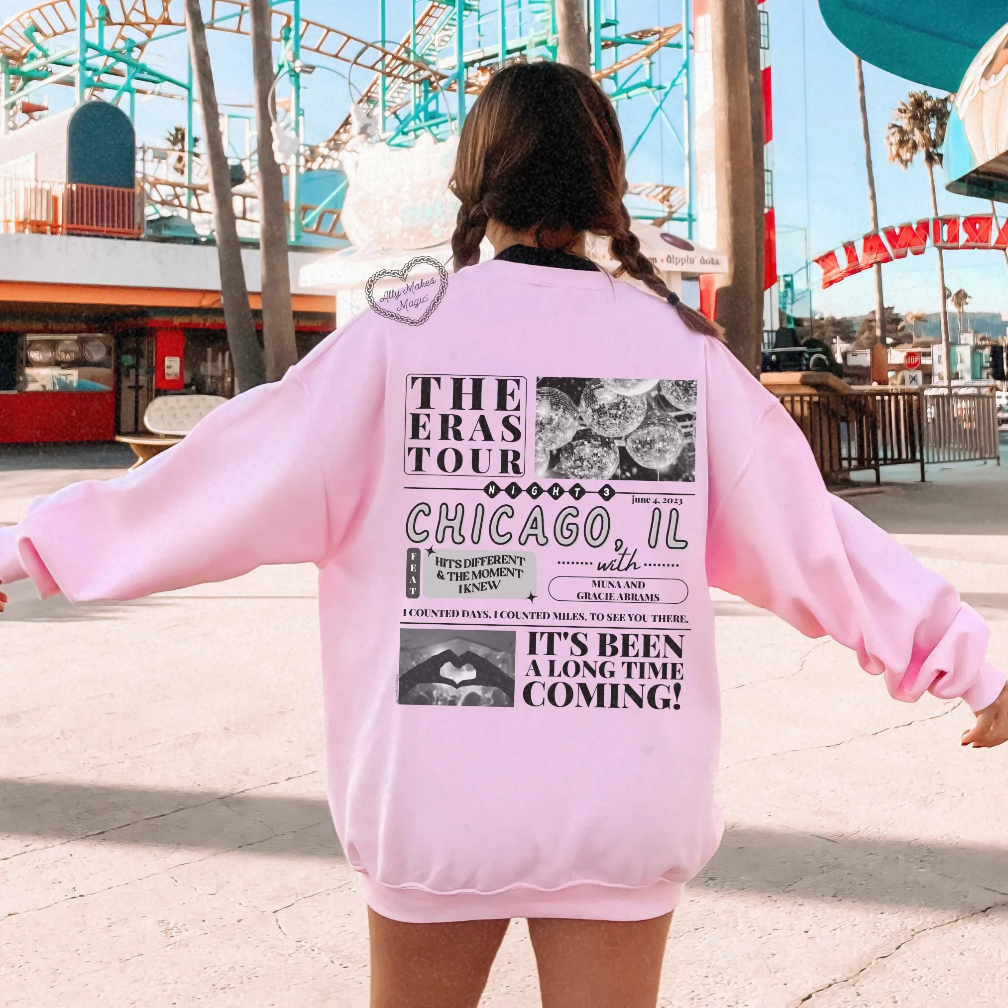 chicago night 3 sweater | gildan *custom* sold by Ally Makes Magic