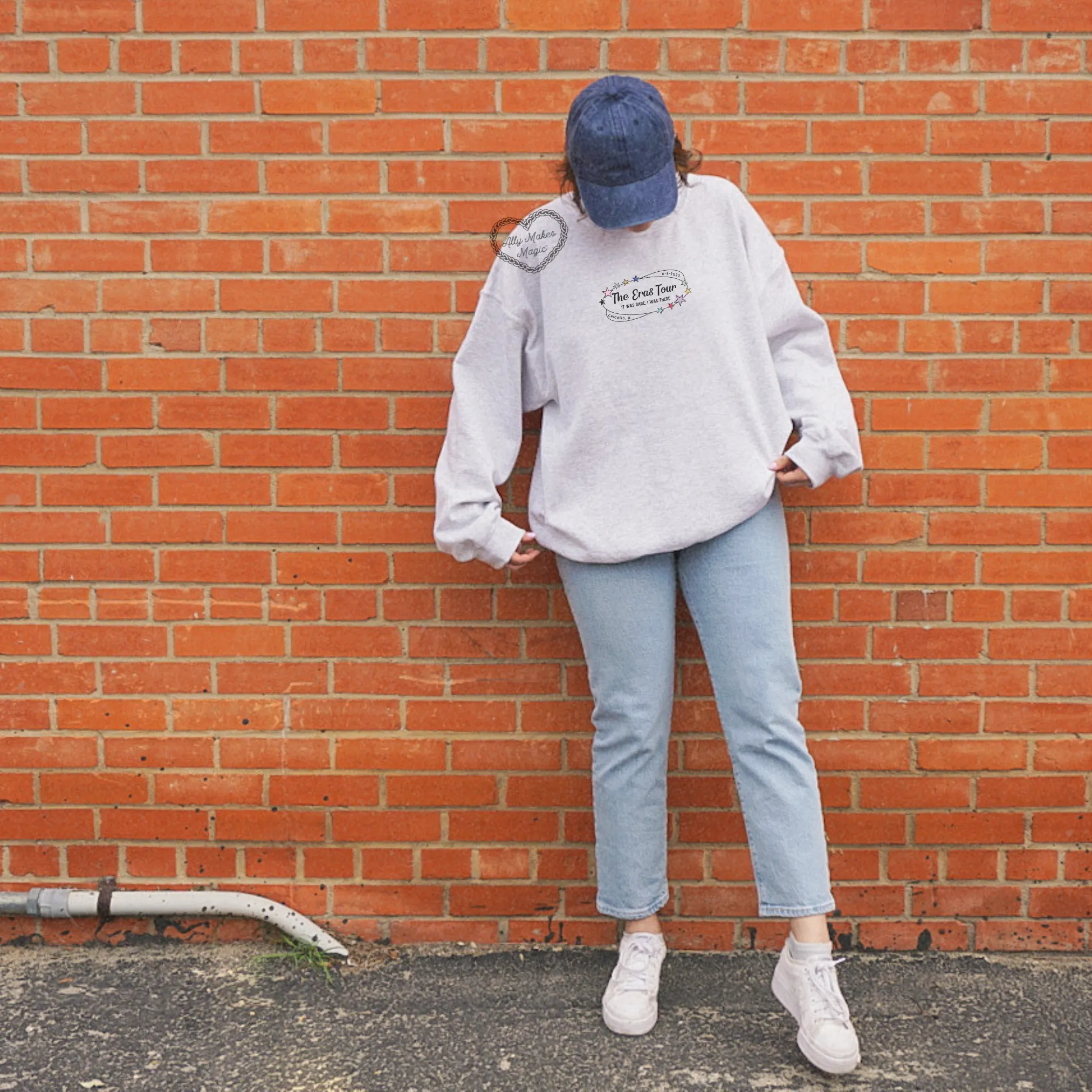 chicago night 3 sweater | gildan *custom* sold by Ally Makes Magic product image thumbnail 3