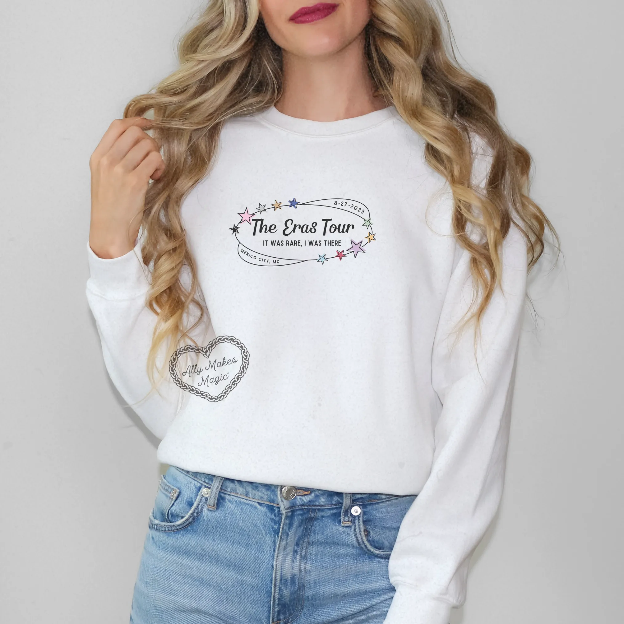 mexico city night 4 sweater | gildan *custom* sold by Ally Makes Magic product image thumbnail 2