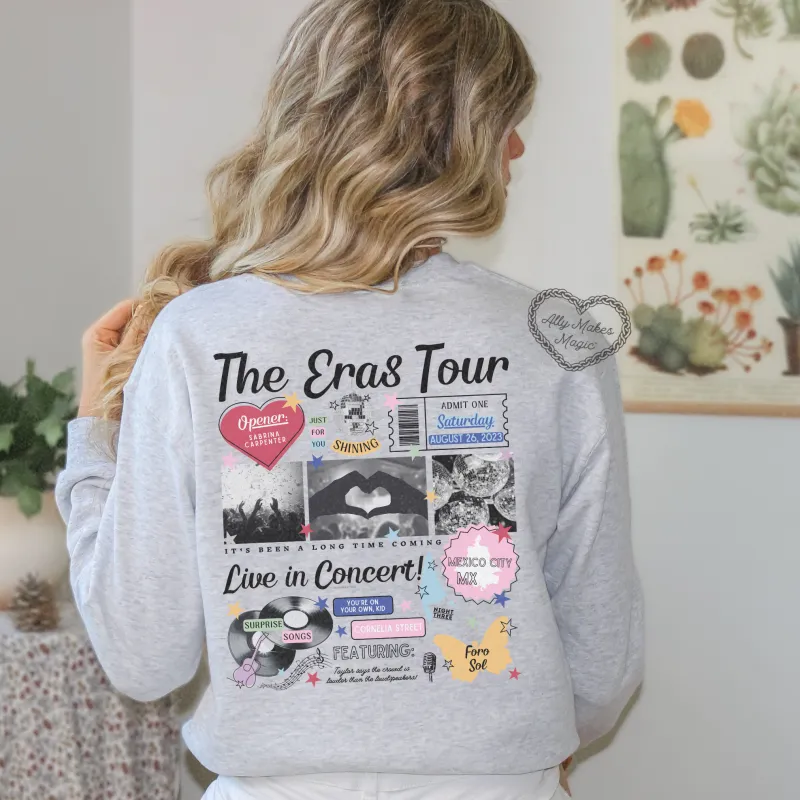 mexico city night 3 sweater | gildan *custom* sold by Ally Makes Magic