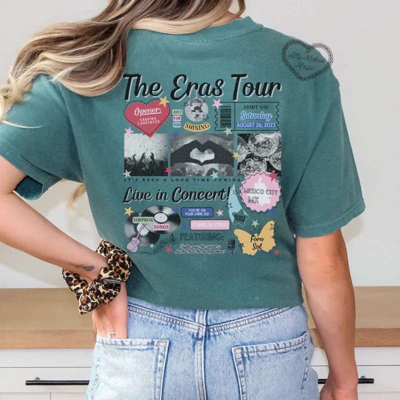 mexico city night 3 tee | comfort colors *custom* sold by Ally Makes Magic