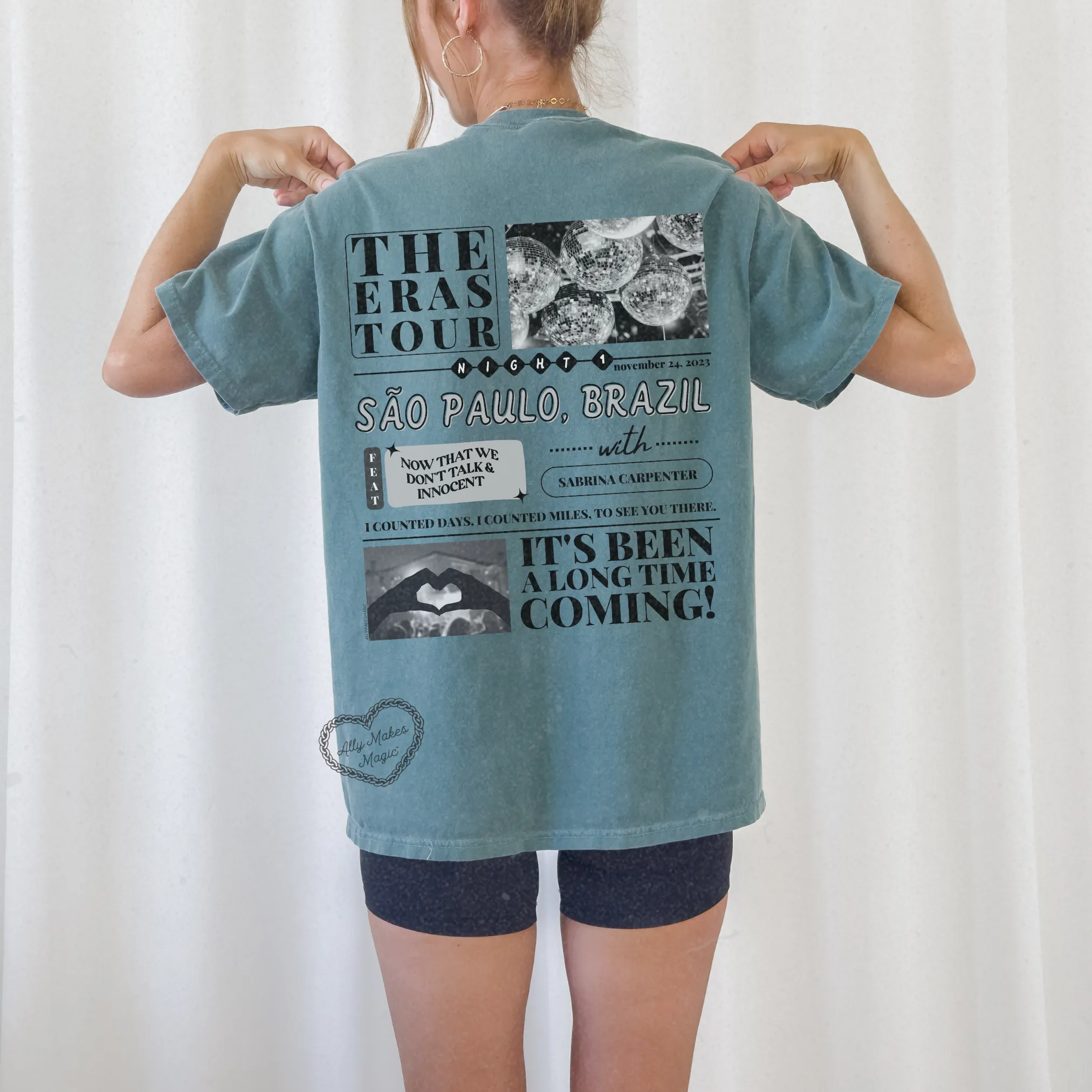 sao paulo night 1 tee | comfort colors *custom* sold by Ally Makes Magic product image thumbnail 3