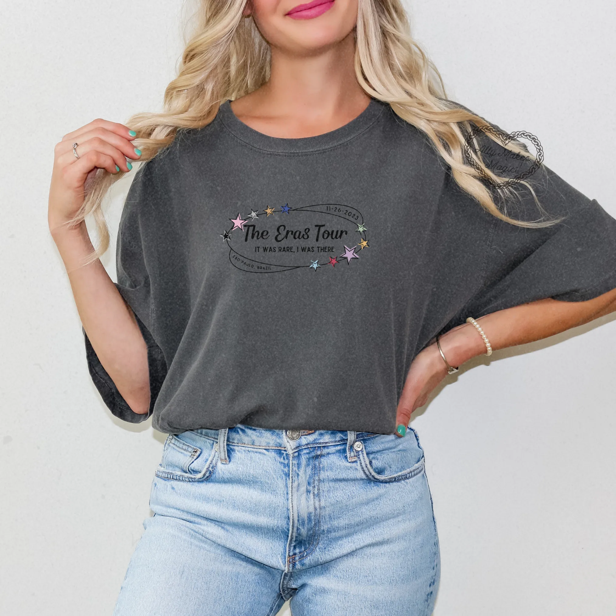 sao paulo night 3 tee | comfort colors *custom* sold by Ally Makes Magic product image thumbnail 2