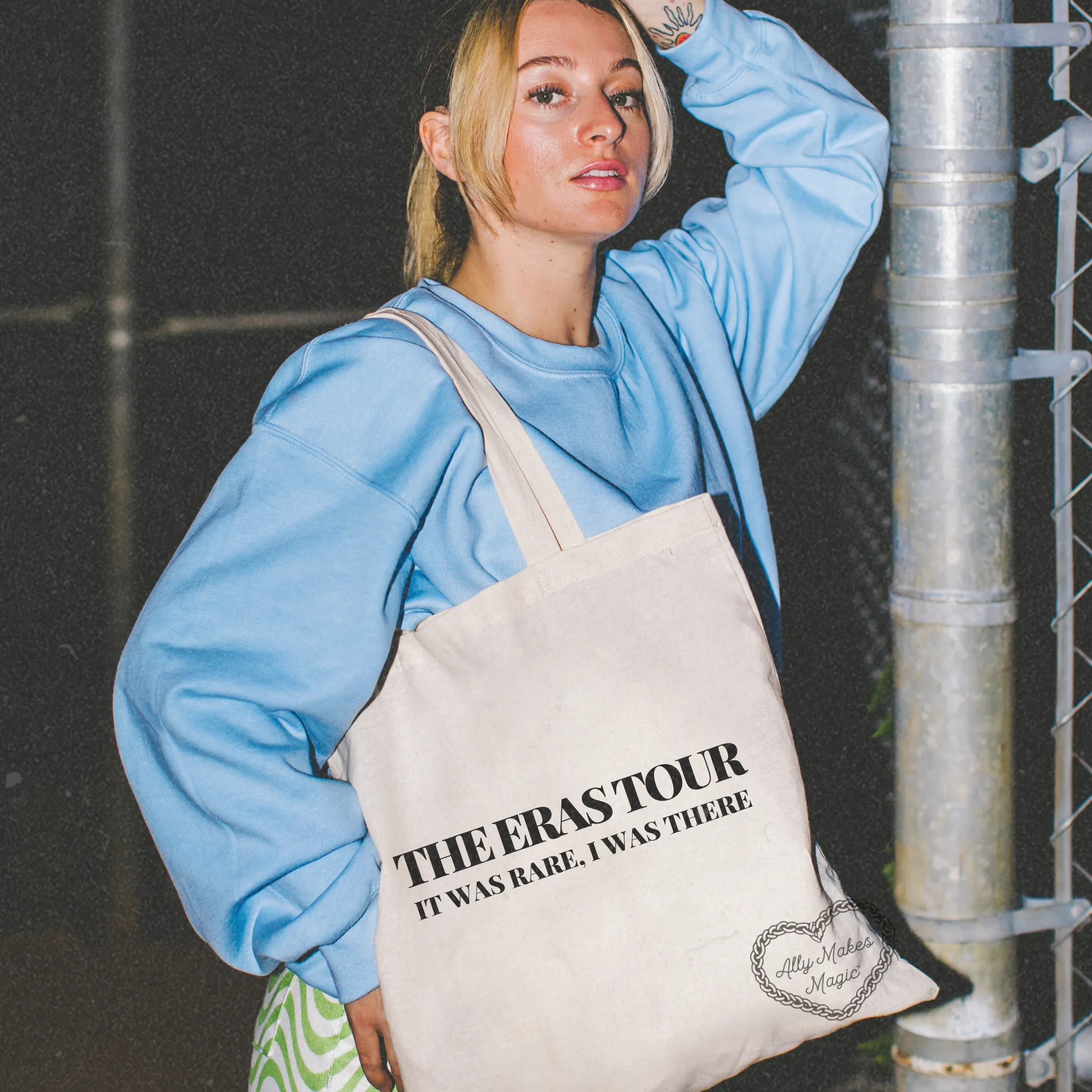 rio de janeiro night 2 tote bag *custom* sold by Ally Makes Magic product image thumbnail 4