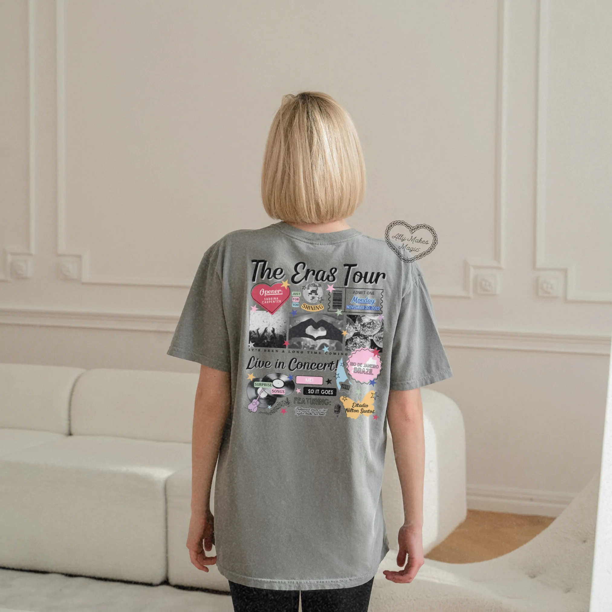 rio de janeiro night 3 tee | comfort colors *custom* sold by Ally Makes Magic