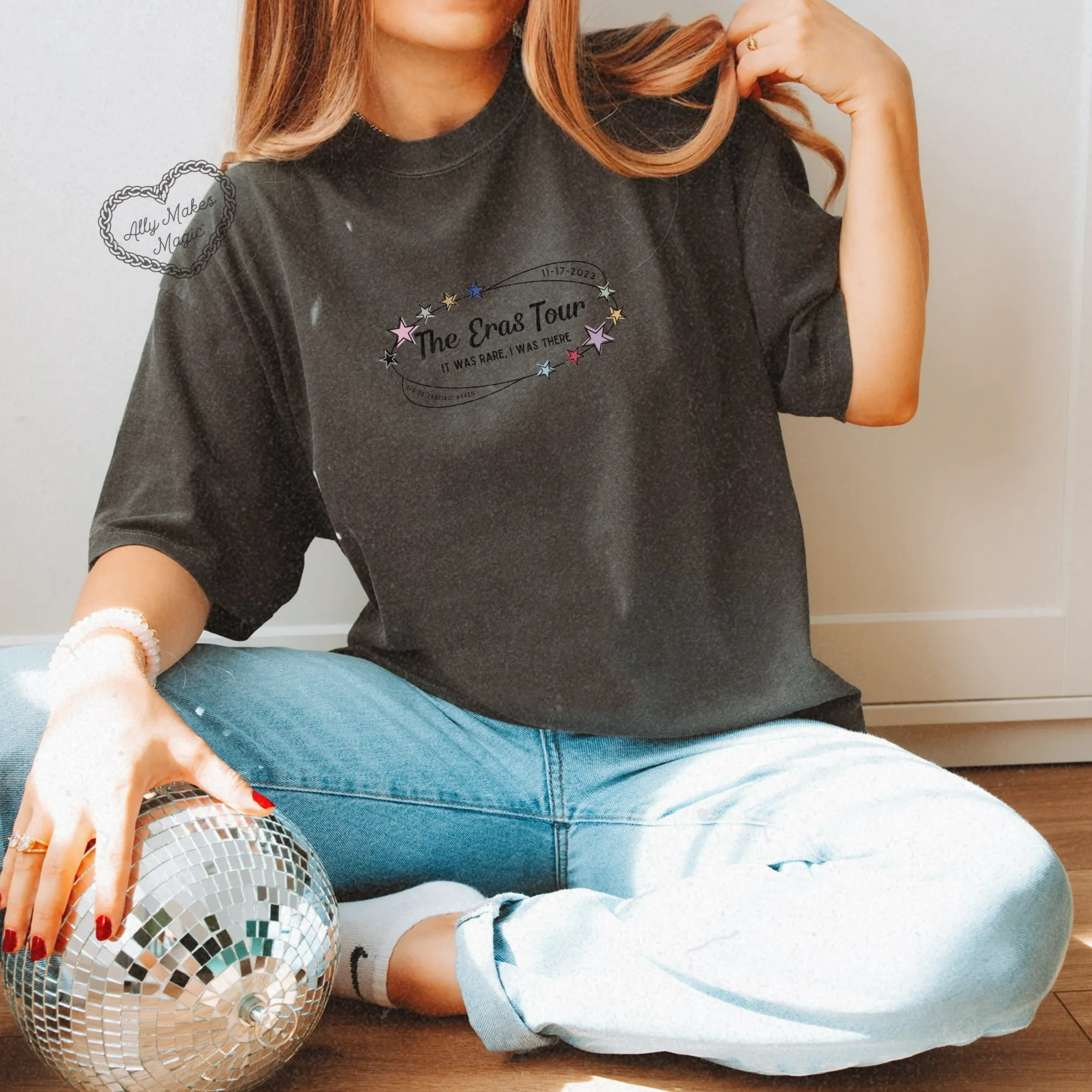 rio de janeiro night 1 tee | comfort colors *custom* sold by Ally Makes Magic product image thumbnail 2