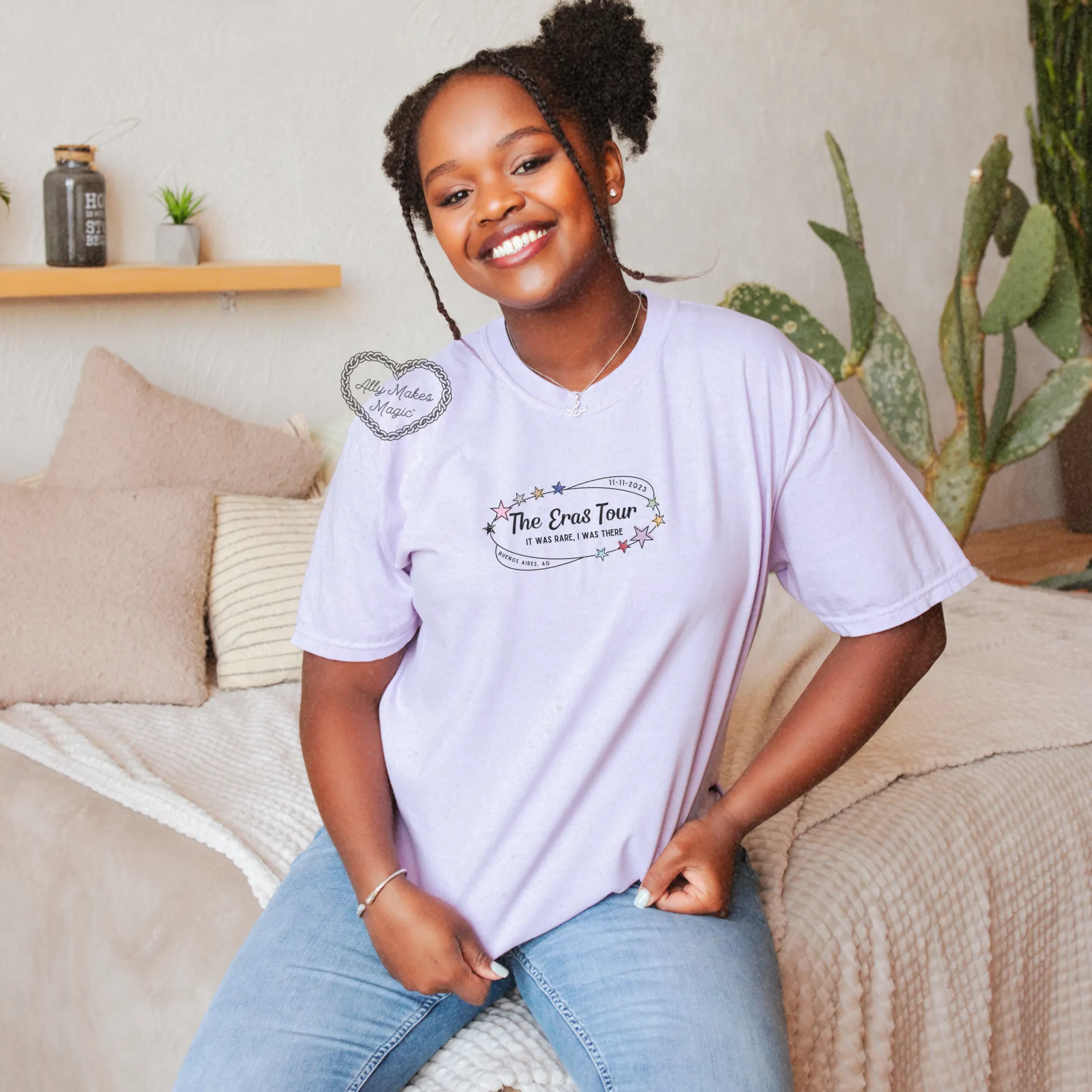 buenos aires night 2 tee | comfort colors *custom* sold by Ally Makes Magic product image thumbnail 2