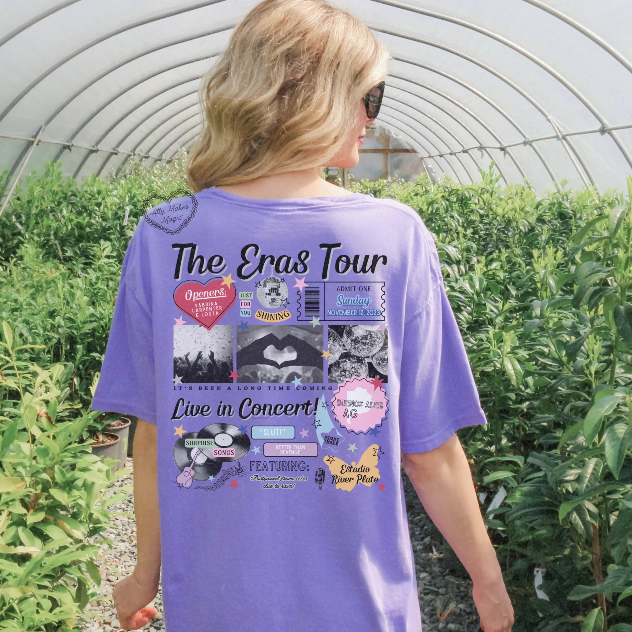 buenos aires night 3 tee | comfort colors *custom* sold by Ally Makes Magic