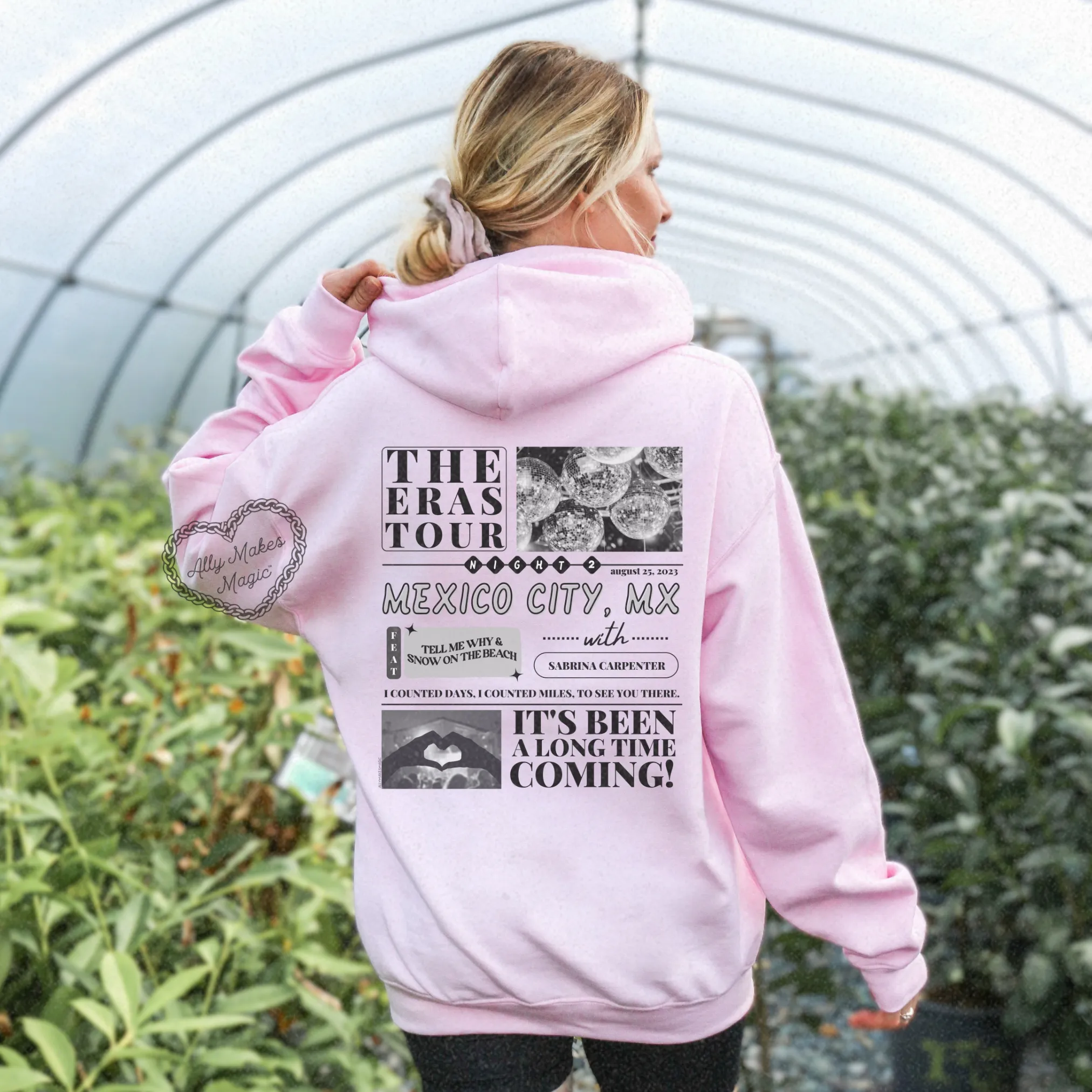 mexico city night 2 hoodie *custom* sold by Ally Makes Magic product image thumbnail 3