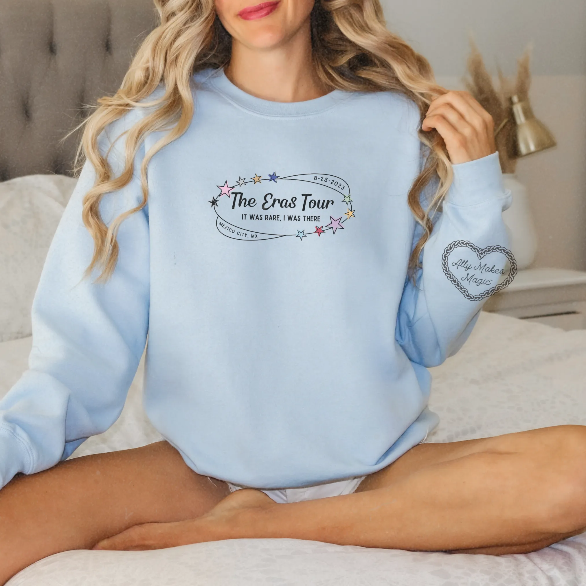 mexico city night 2 sweater | gildan *custom* sold by Ally Makes Magic product image thumbnail 2