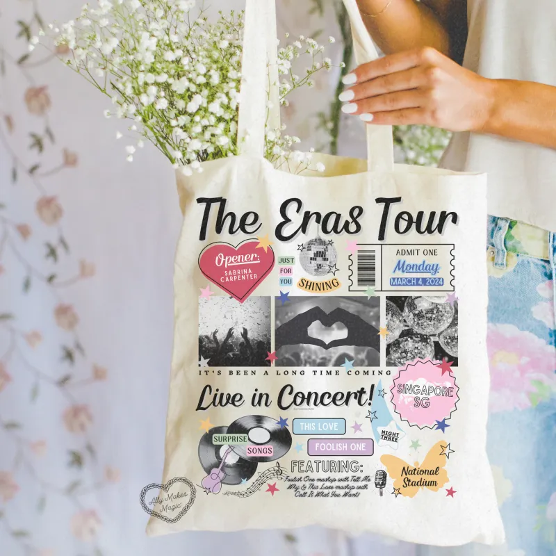 singapore night 3 tote bag *custom* sold by Ally Makes Magic